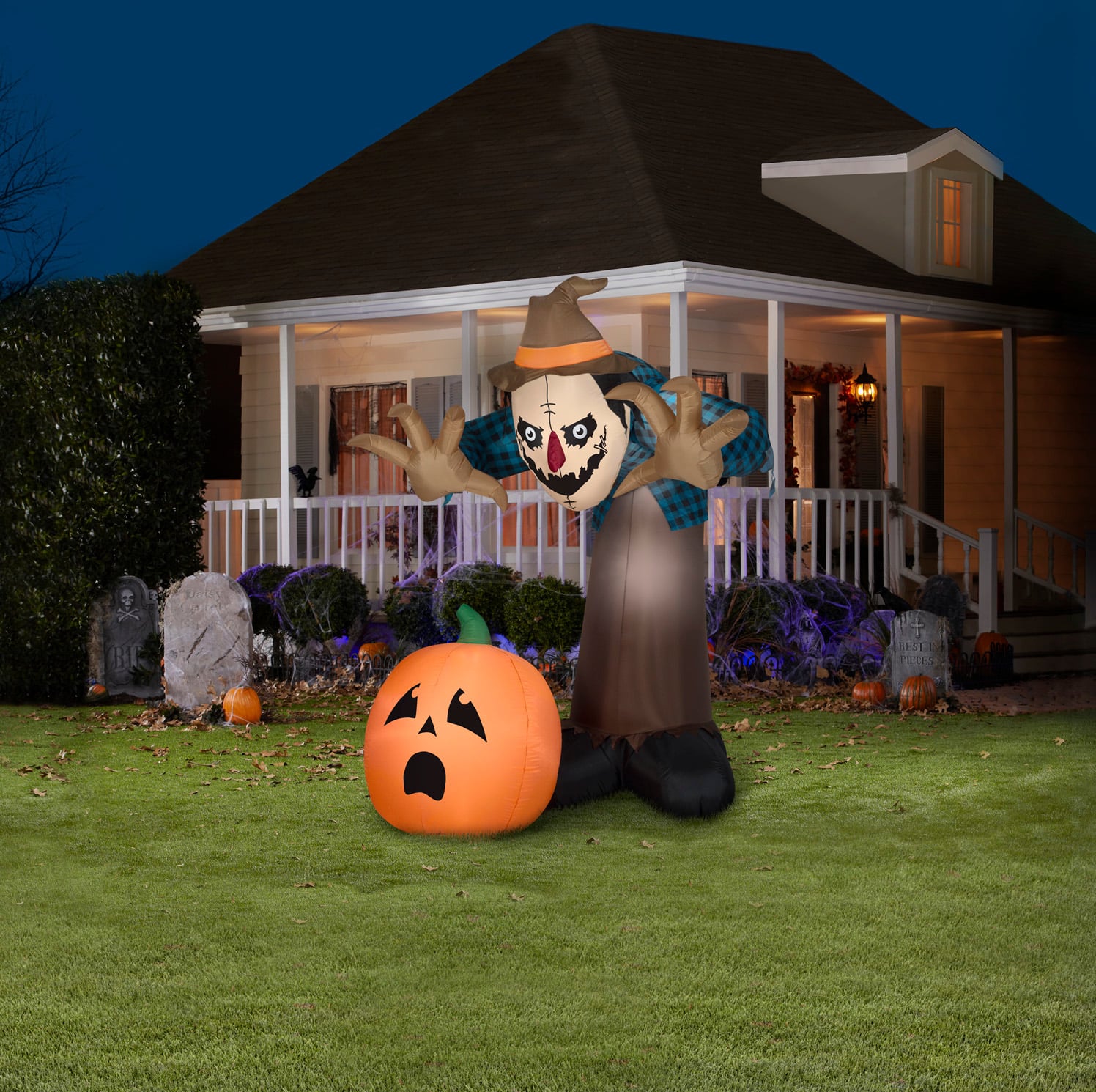 7.5ft. Airblown® Inflatable Giant Animated Halloween Scarecrow