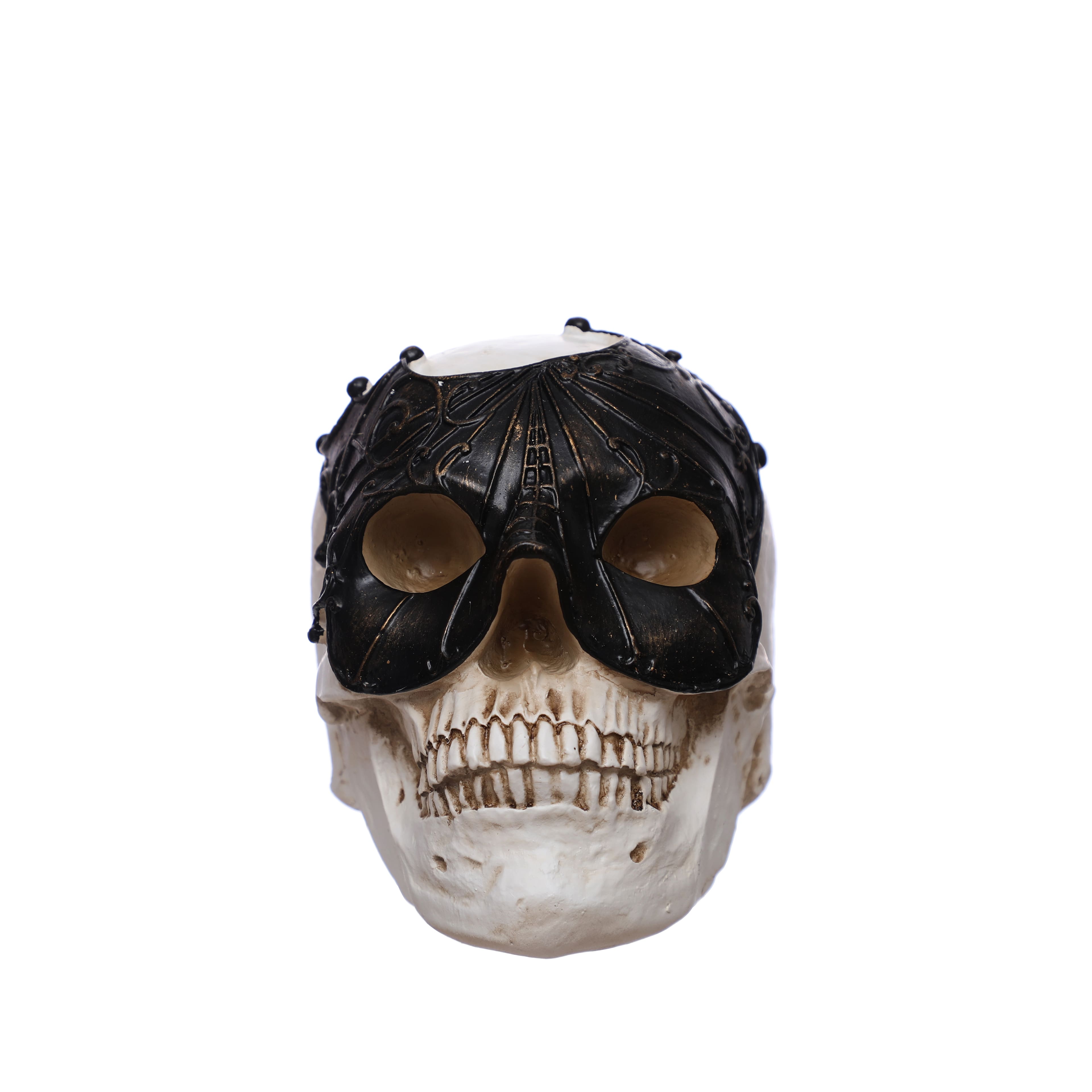 7&#x22; Skull with Mask Tabletop Accent by Ashland&#xAE;
