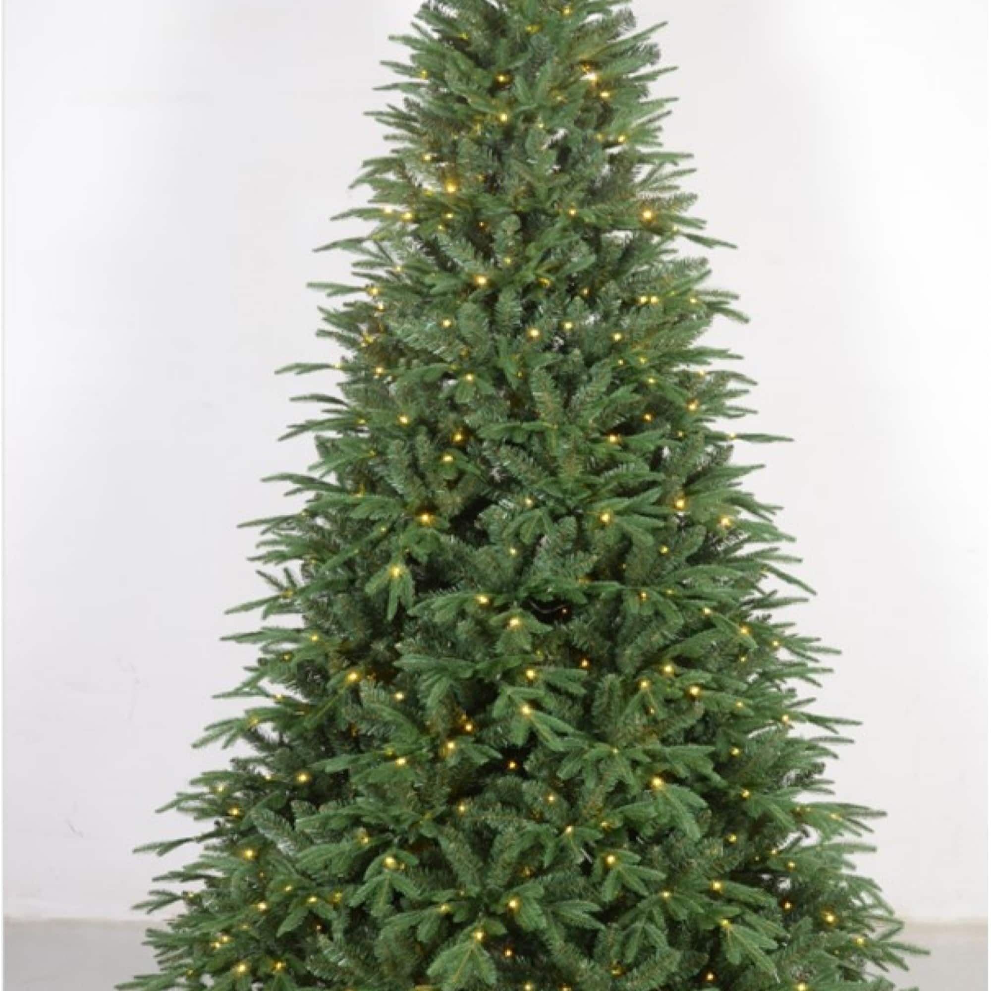 6.5ft. Pre-Lit Real Touch™ Ashburn Pine Artificial Christmas Tree, Warm White LED Lights