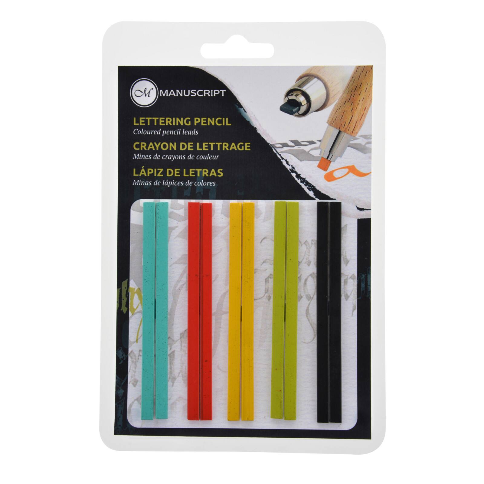 Manuscript CalliCreative Mixed Color Flat Lettering Pencil Refill Leads