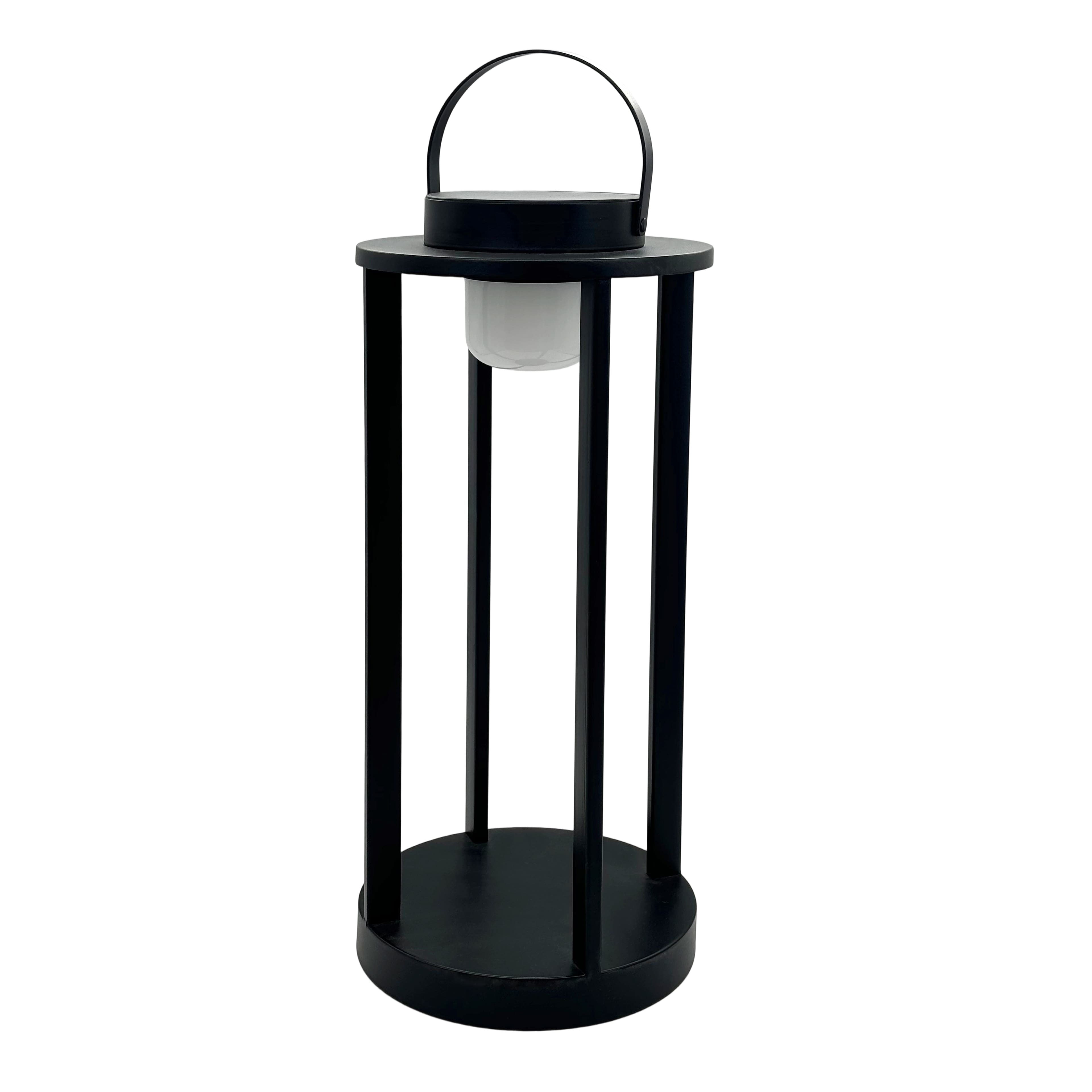 18&#x22; Black Metal Solar Lantern by Ashland&#xAE;