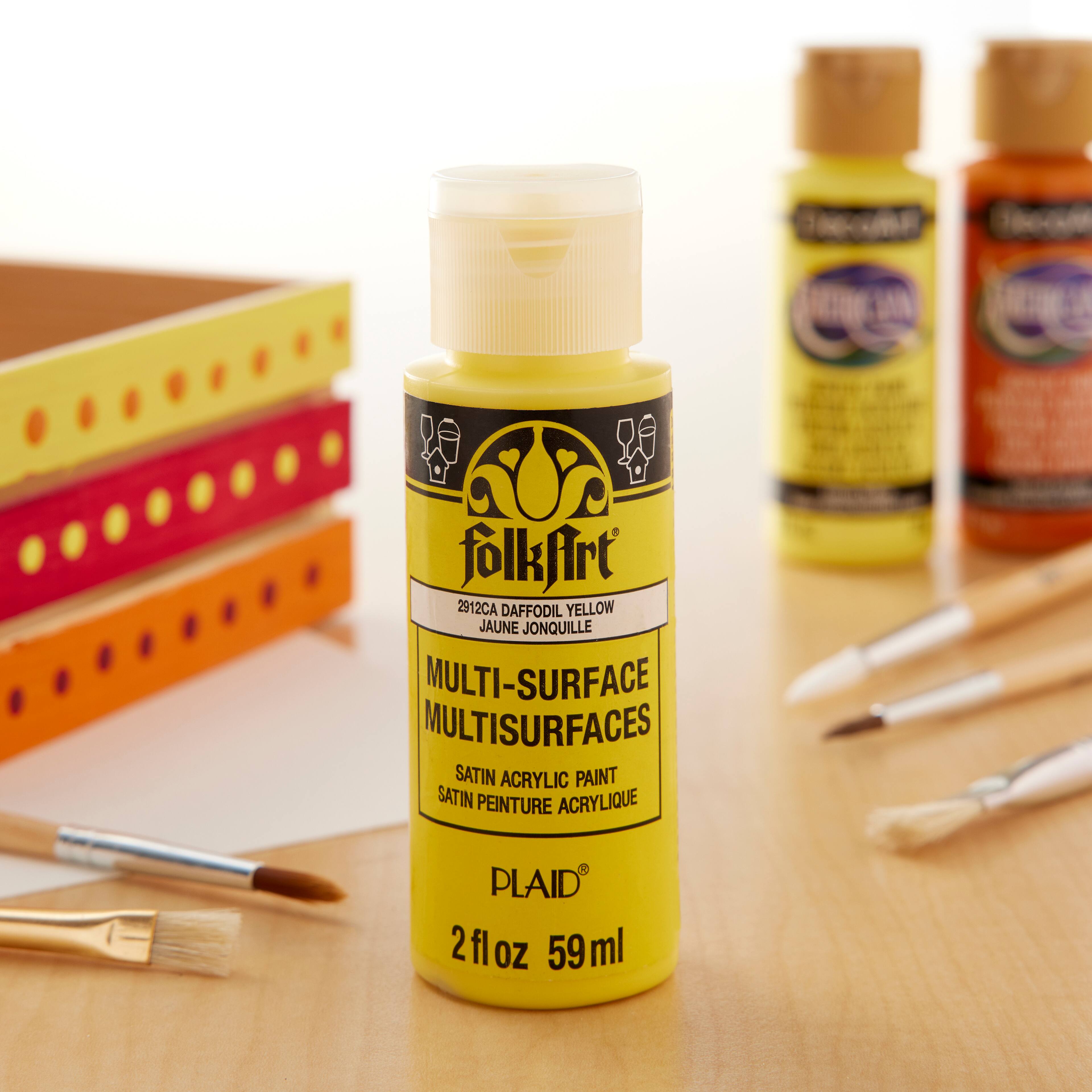 12 Pack: FolkArt® Multi-Surface Satin Acrylic Paint, 2oz.