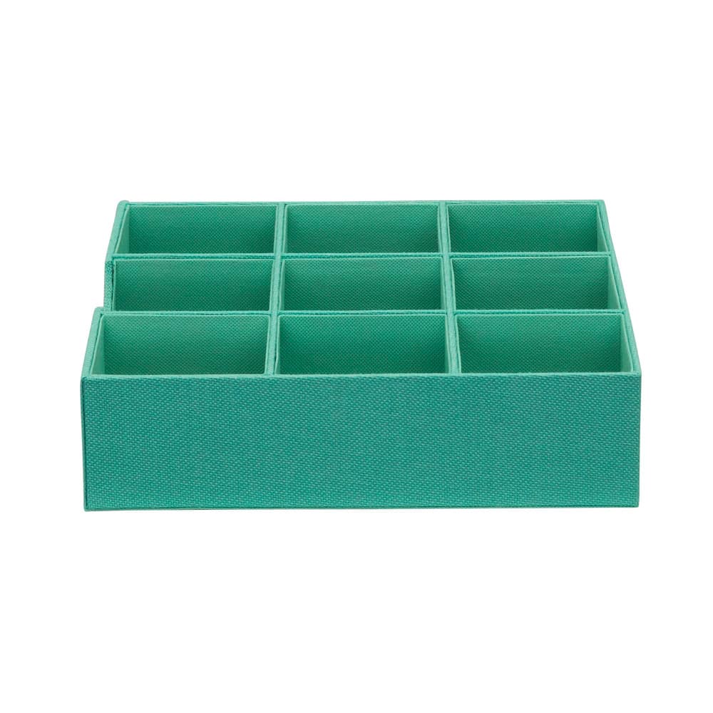 Household Essentials 9-Compartment Drawer Organizers, 2ct.