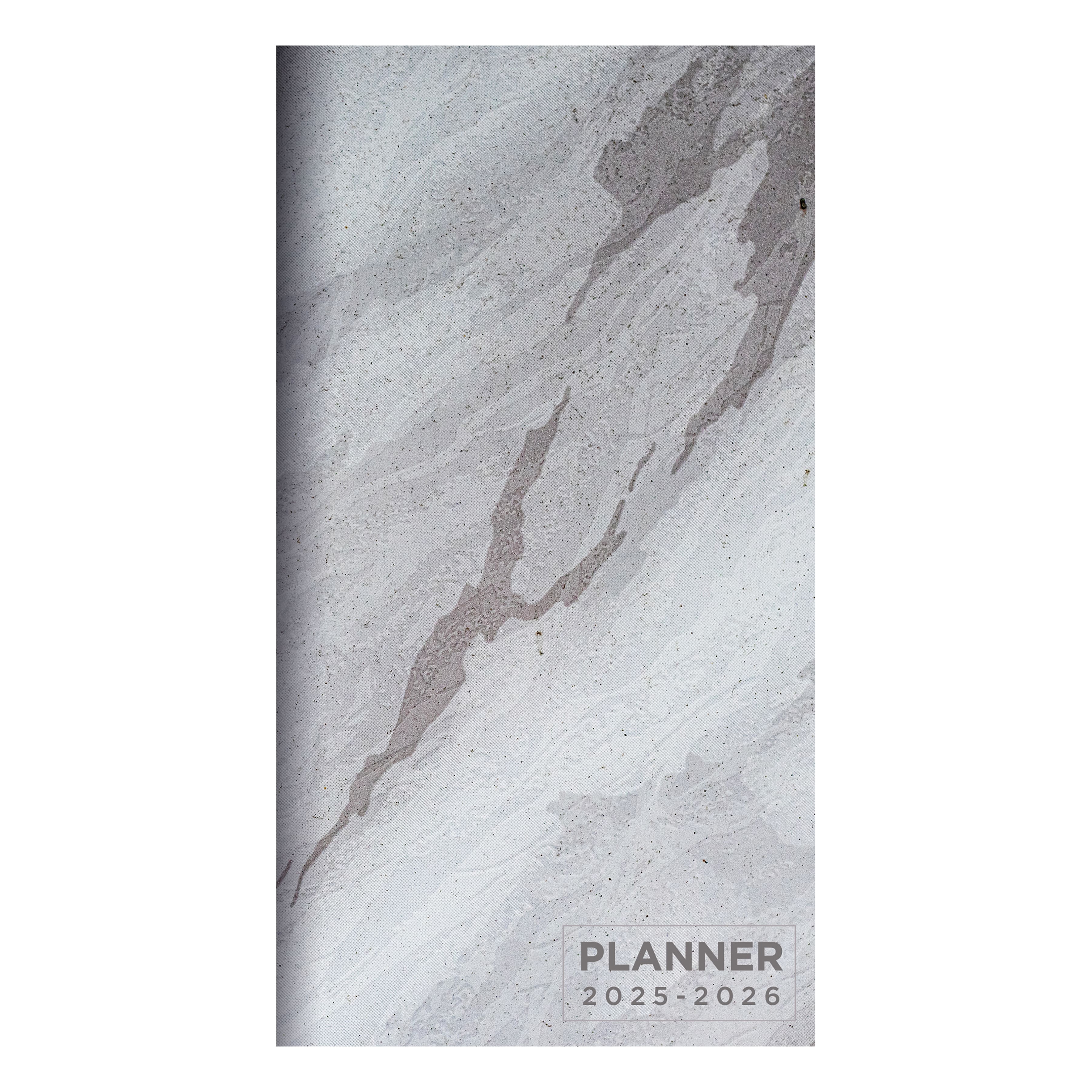 TF Publishing 2025-2026 Small Gray Granite Monthly Pocket Planner