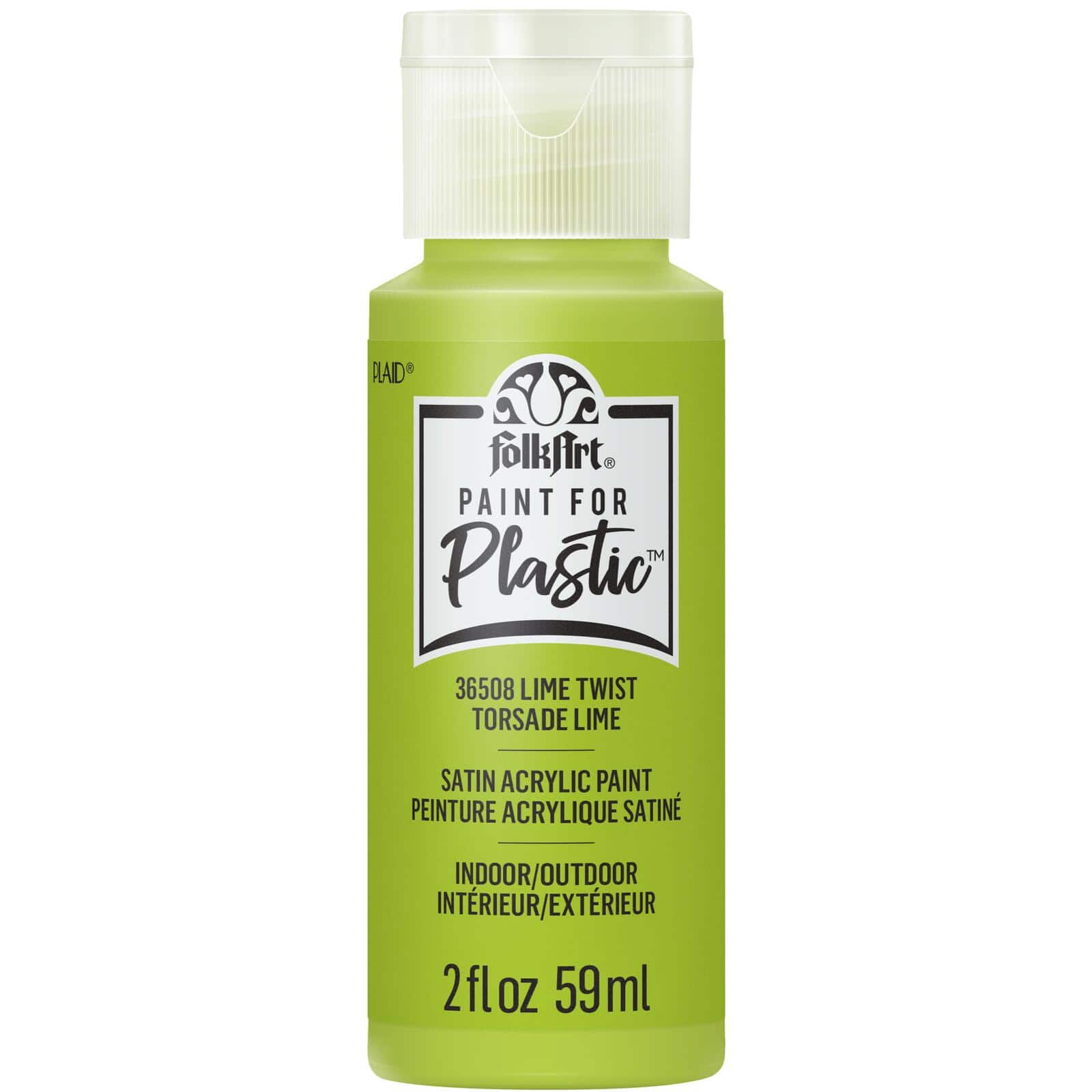 FolkArt &#xAE; Paint For Plastic&#x2122; Satin Acrylic Paint