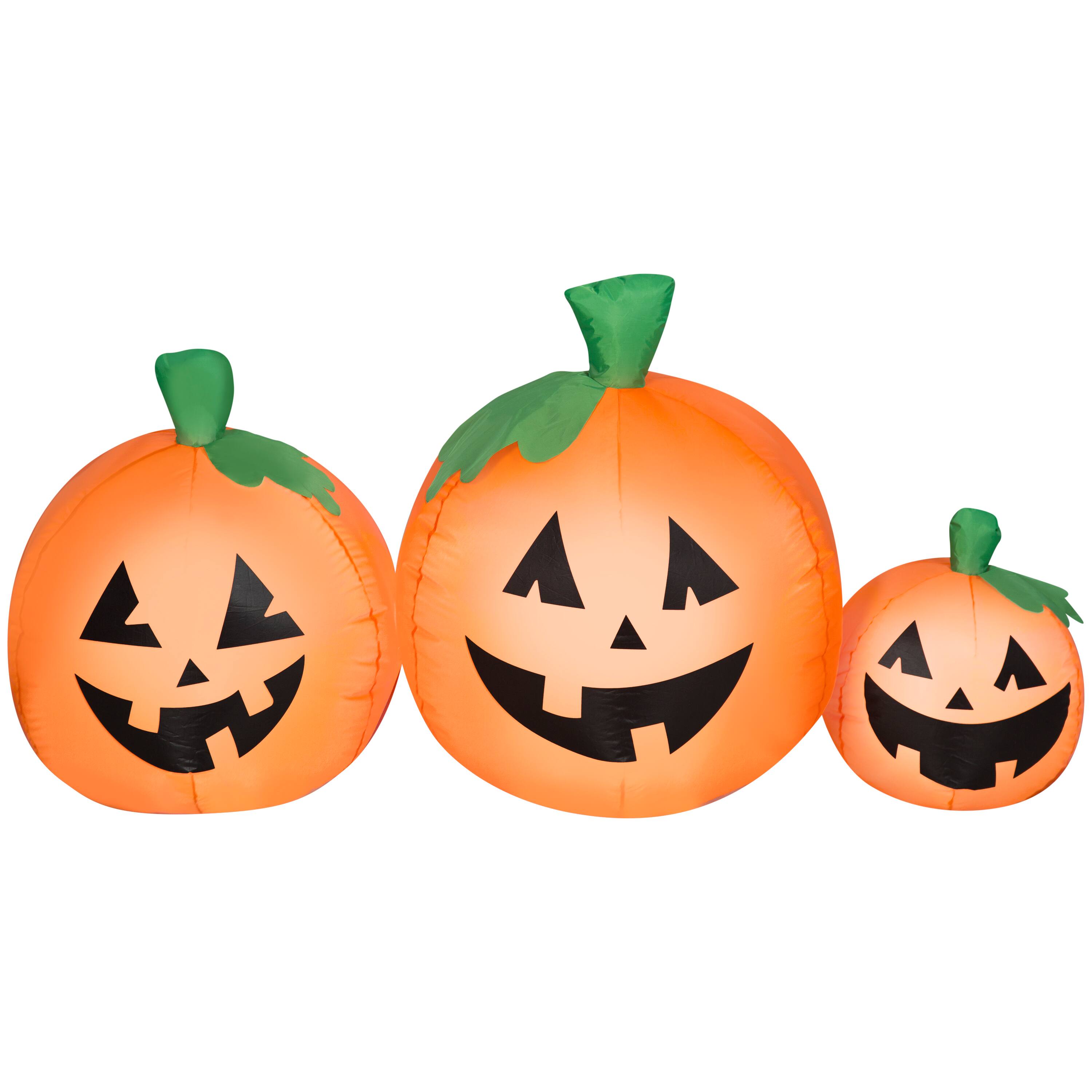 4.5ft. Airblown® Inflatable Halloween LED Jack-o'-Lantern Trio