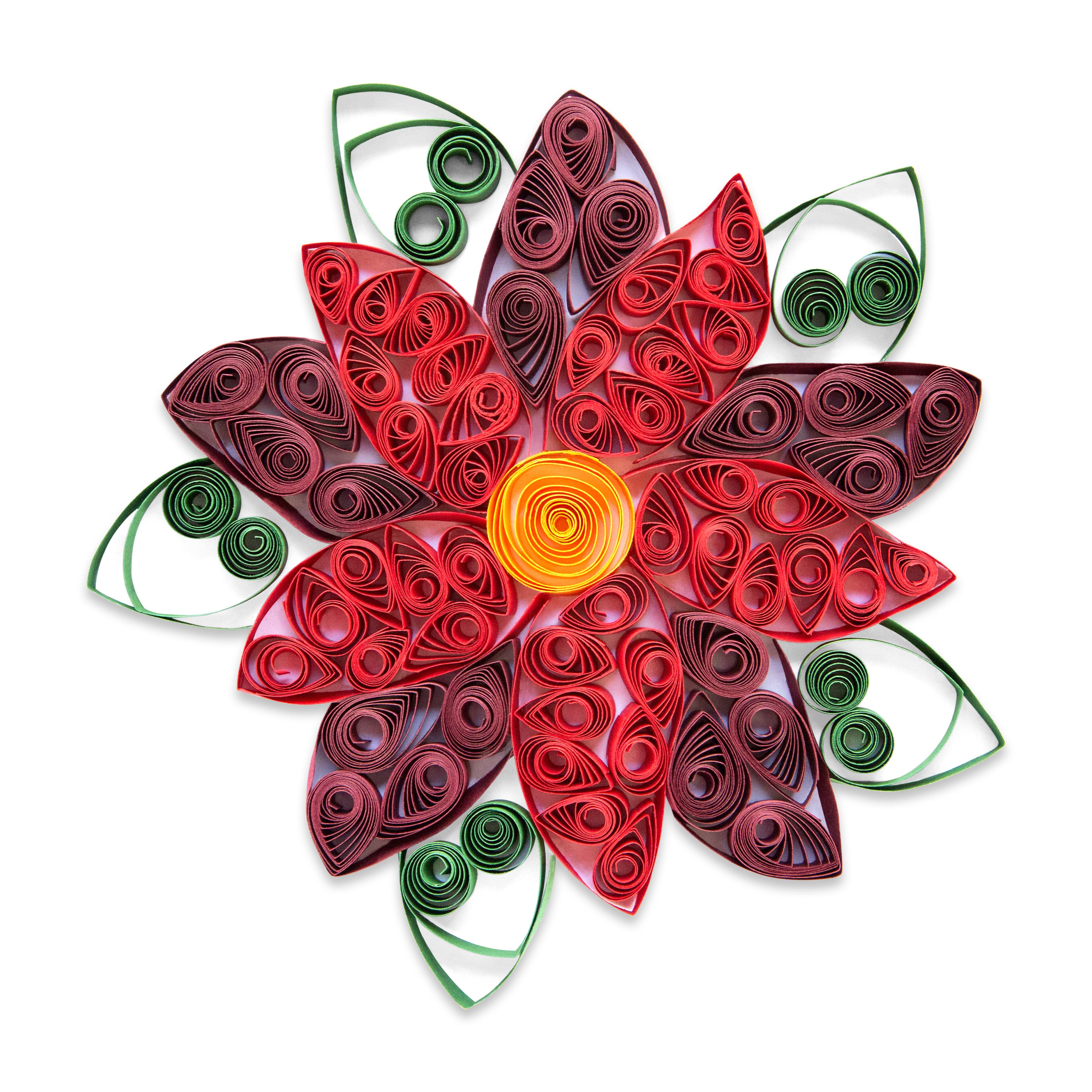 Poinsettia Paper Quilling Kit by Recollections™ Christmas Michaels