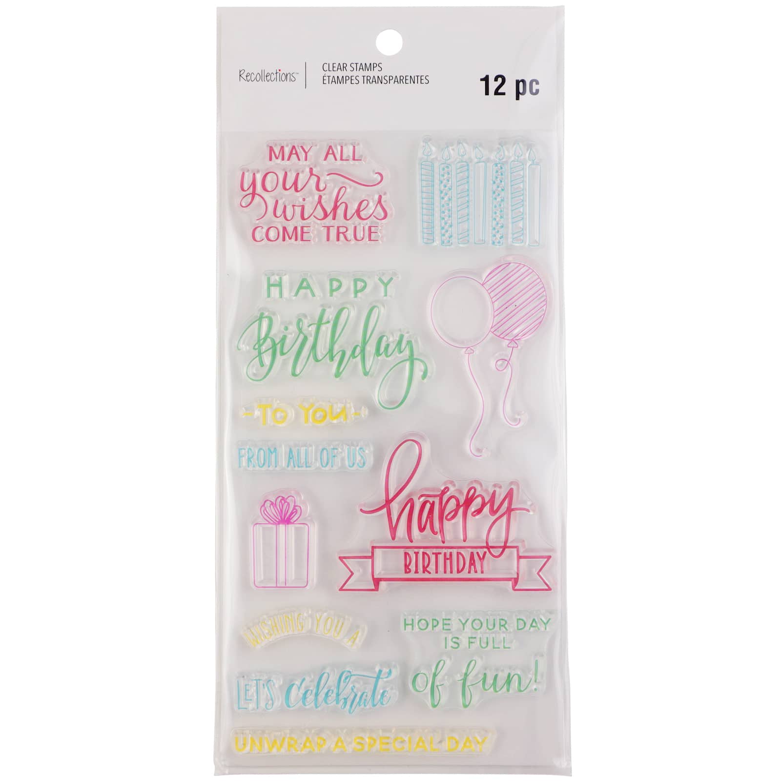 Happy Birthday Clear Stamps by Recollections™