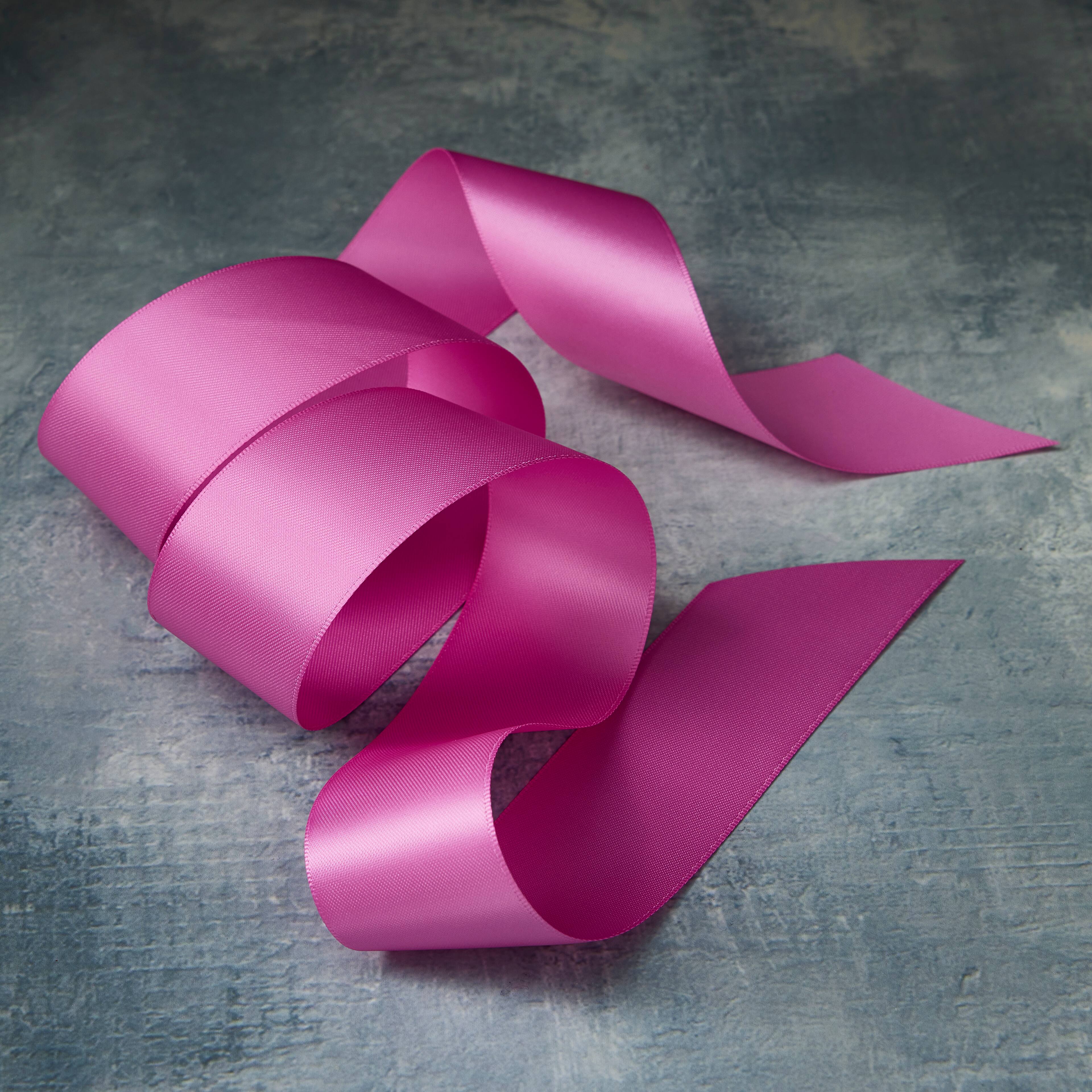 1&#x22; x 3yd. Pink Rose Ribbon by Celebrate It&#xAE; Classic