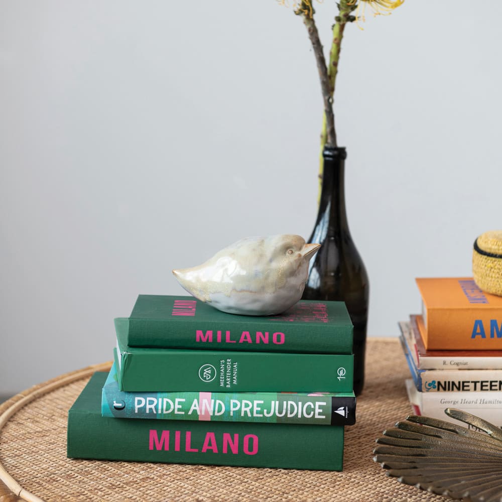 Hello Honey&#xAE; Multicolored Decorative Hard-Sided Canvas Book Storage Boxes, 4ct.