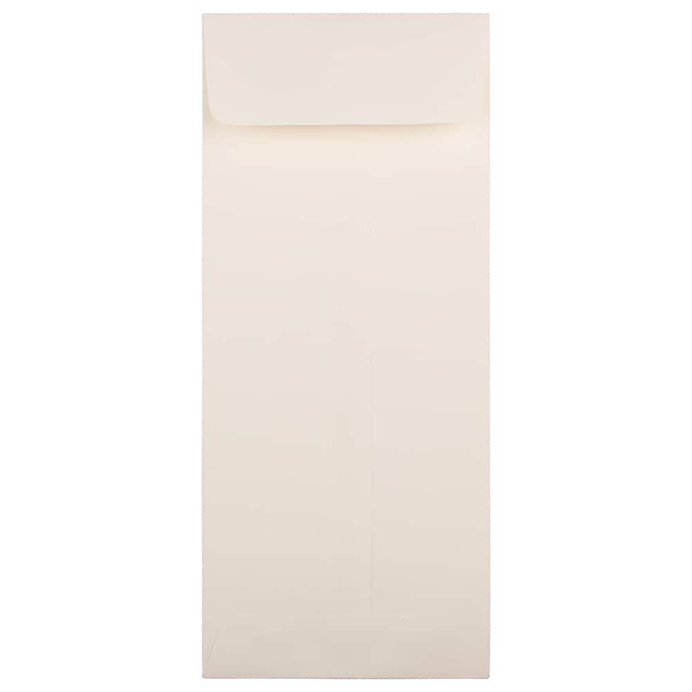 JAM Paper 4.5&#x22; x 10.37&#x22; Natural White Wove Policy Business Strathmore Envelopes, 25ct.