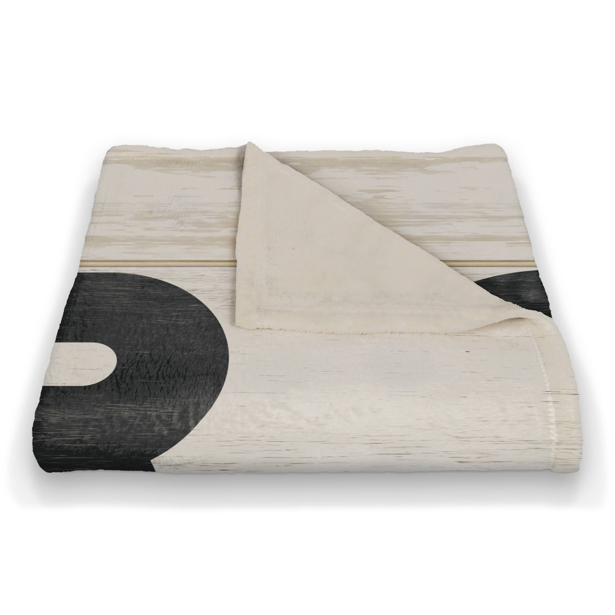 Creepy Wood Fleece Throw