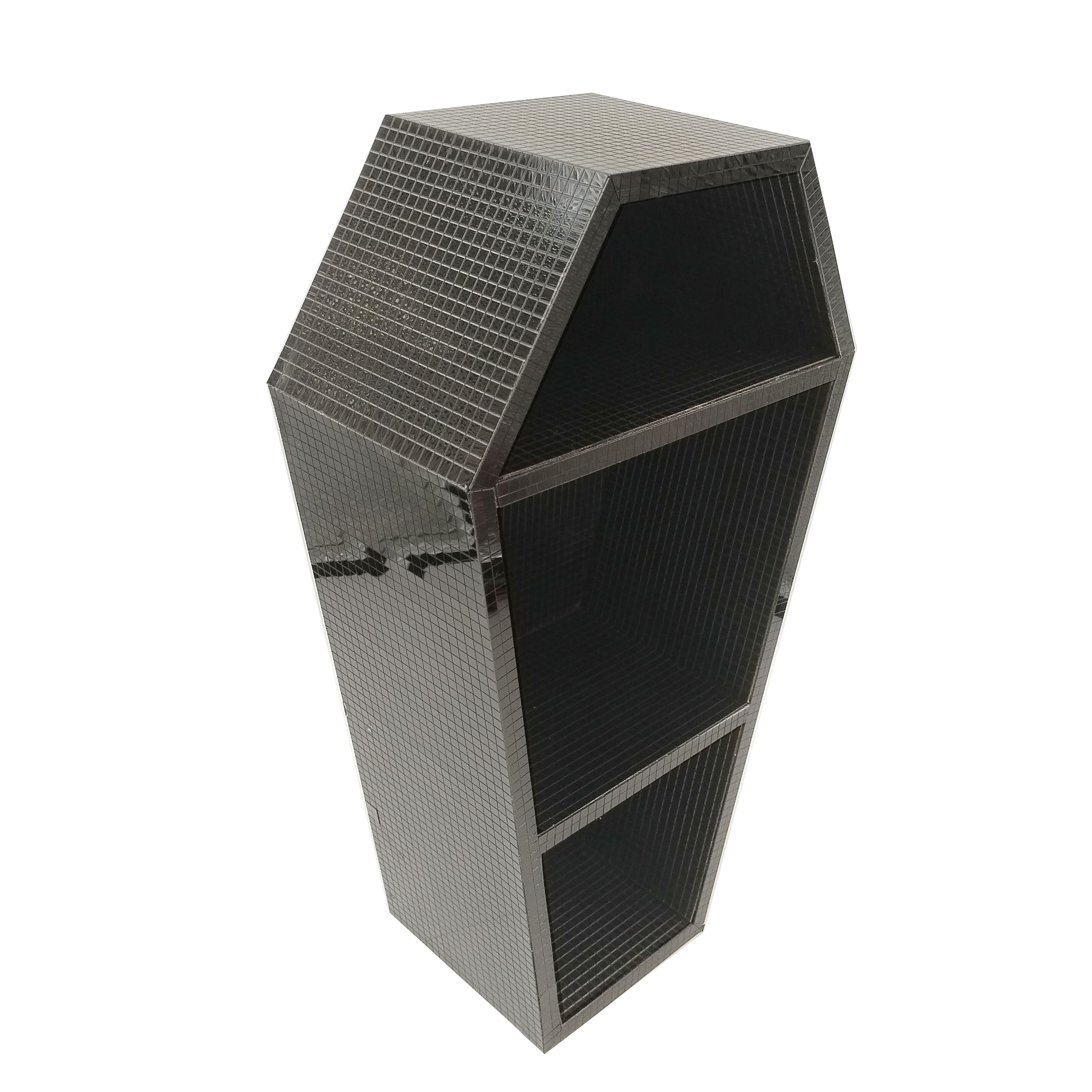 16&#x22; Black Disco Coffin Tabletop Shelf by Ashland&#xAE;