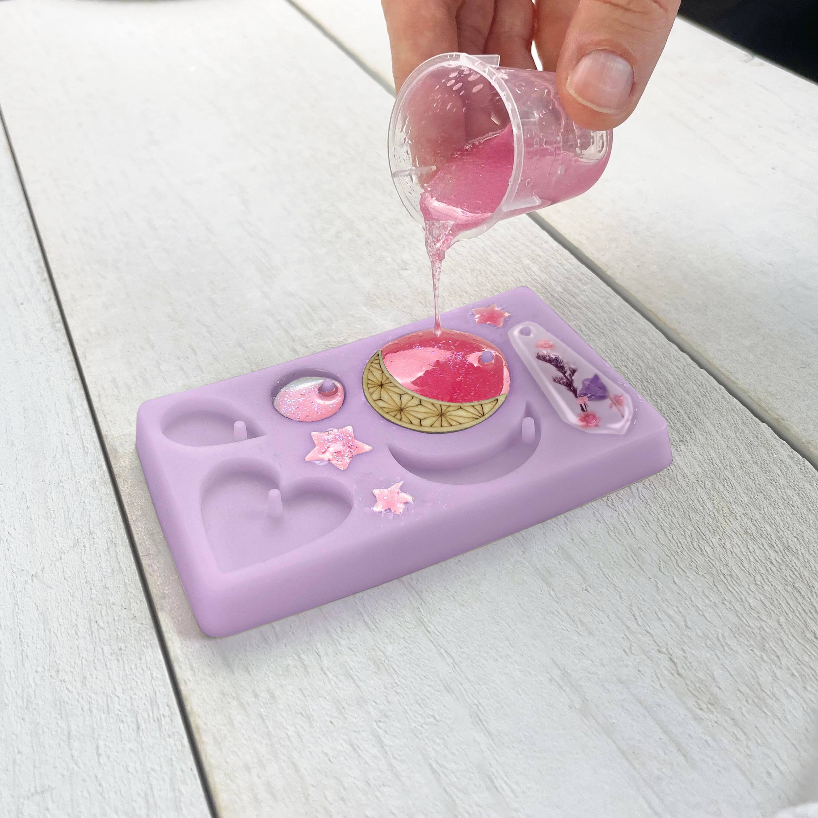 Wish Craft&#x2122; Wood &#x26; Resin Charm Jewelry Craft Kit
