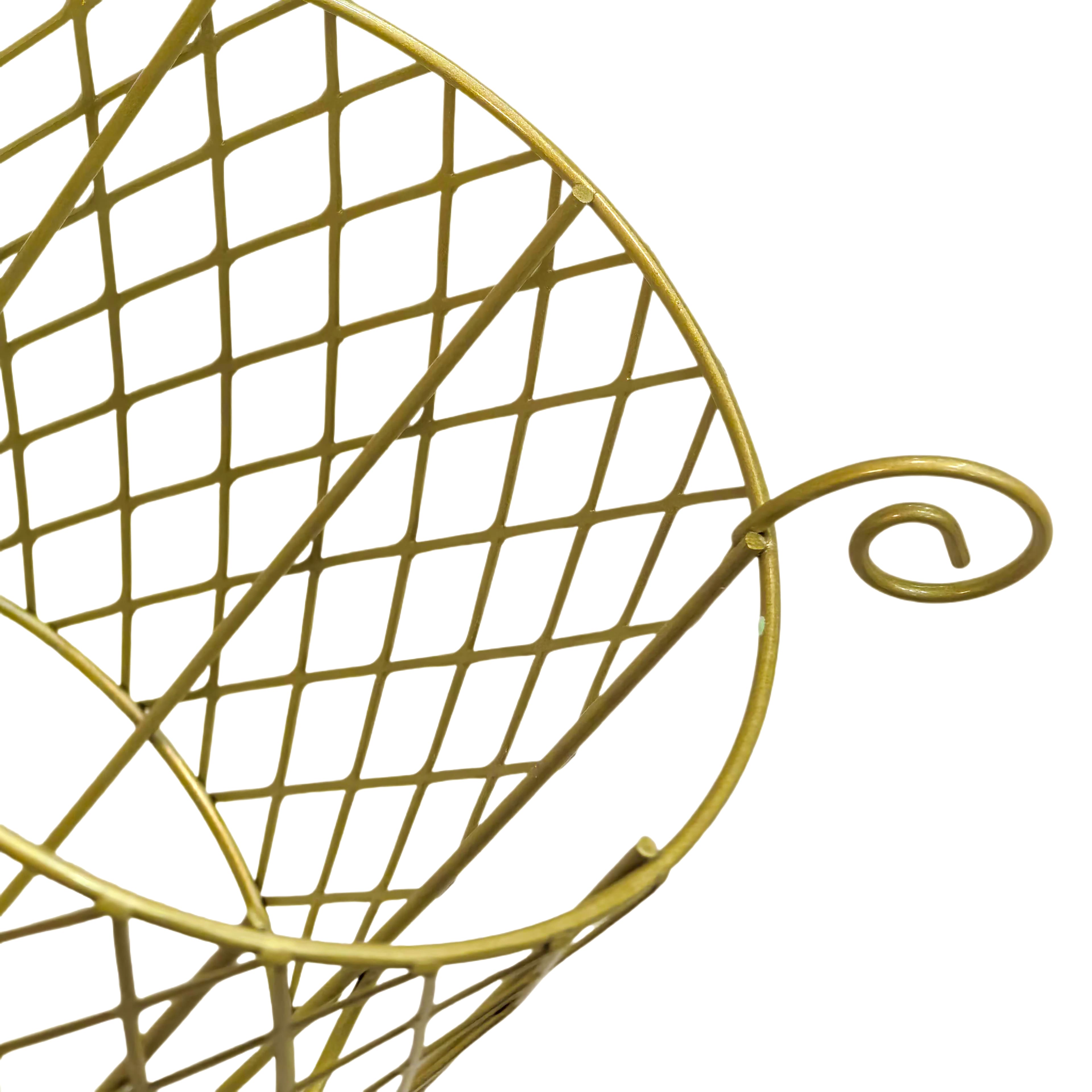 10&#x22; Gold Decorative Metal Cage by Ashland&#xAE;