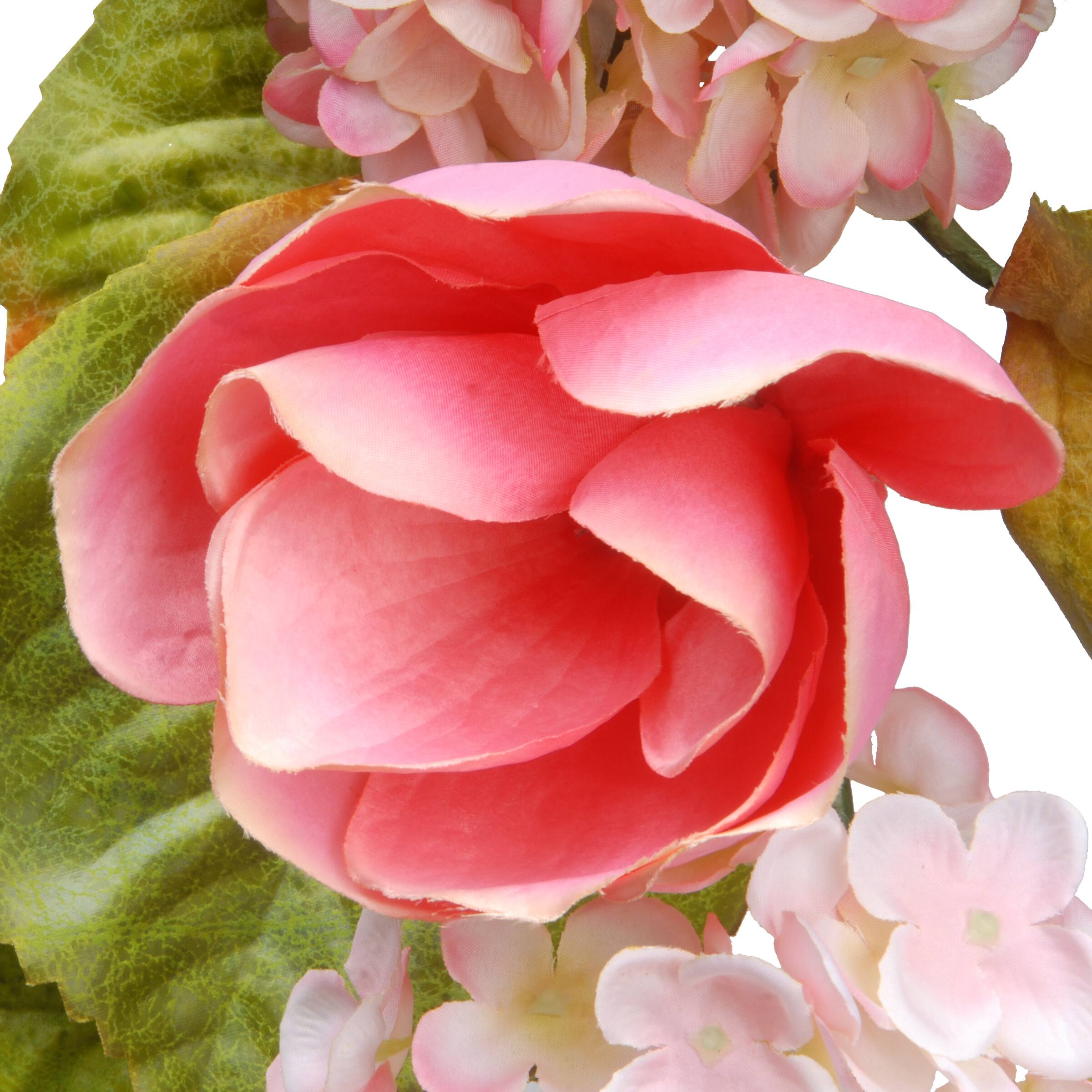 4ft. Rose &#x26; Hydrangea Garland