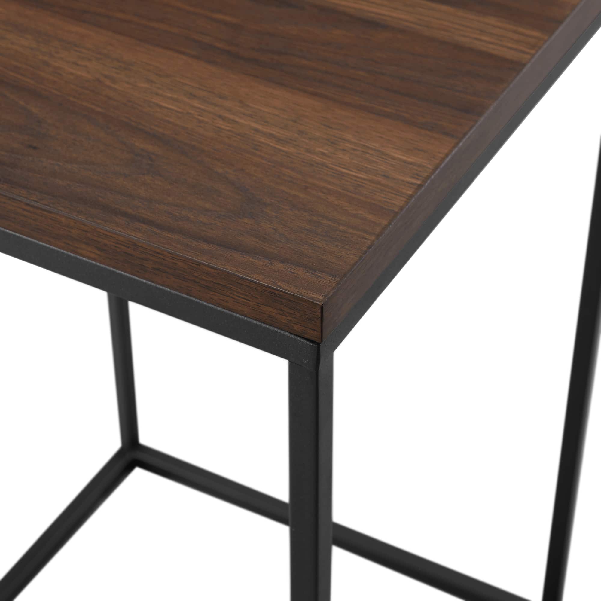 Walker Edison Modern Square Side Table