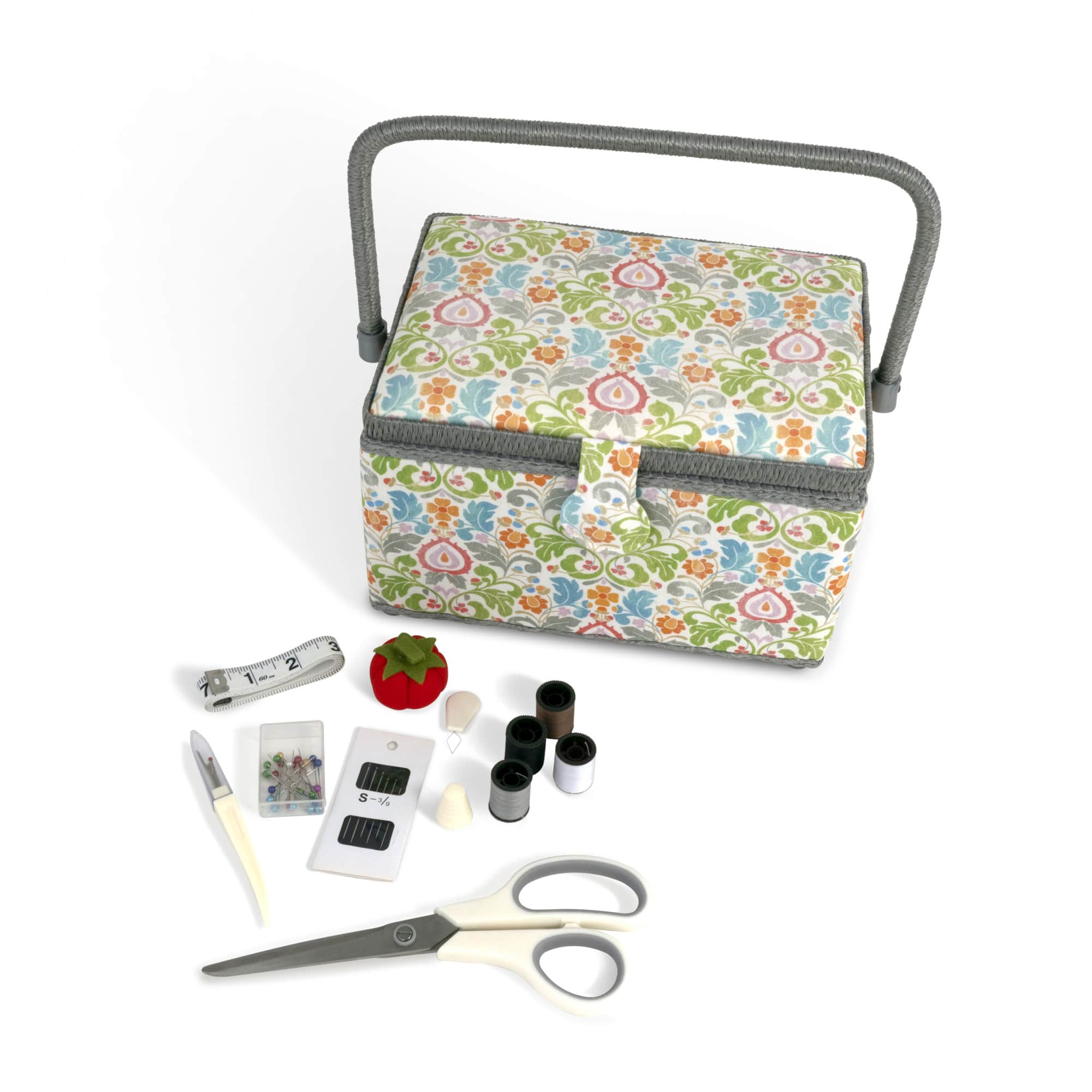 Dritz&#xAE; Medium Sewing Basket Essential Sewing Supplies Kit