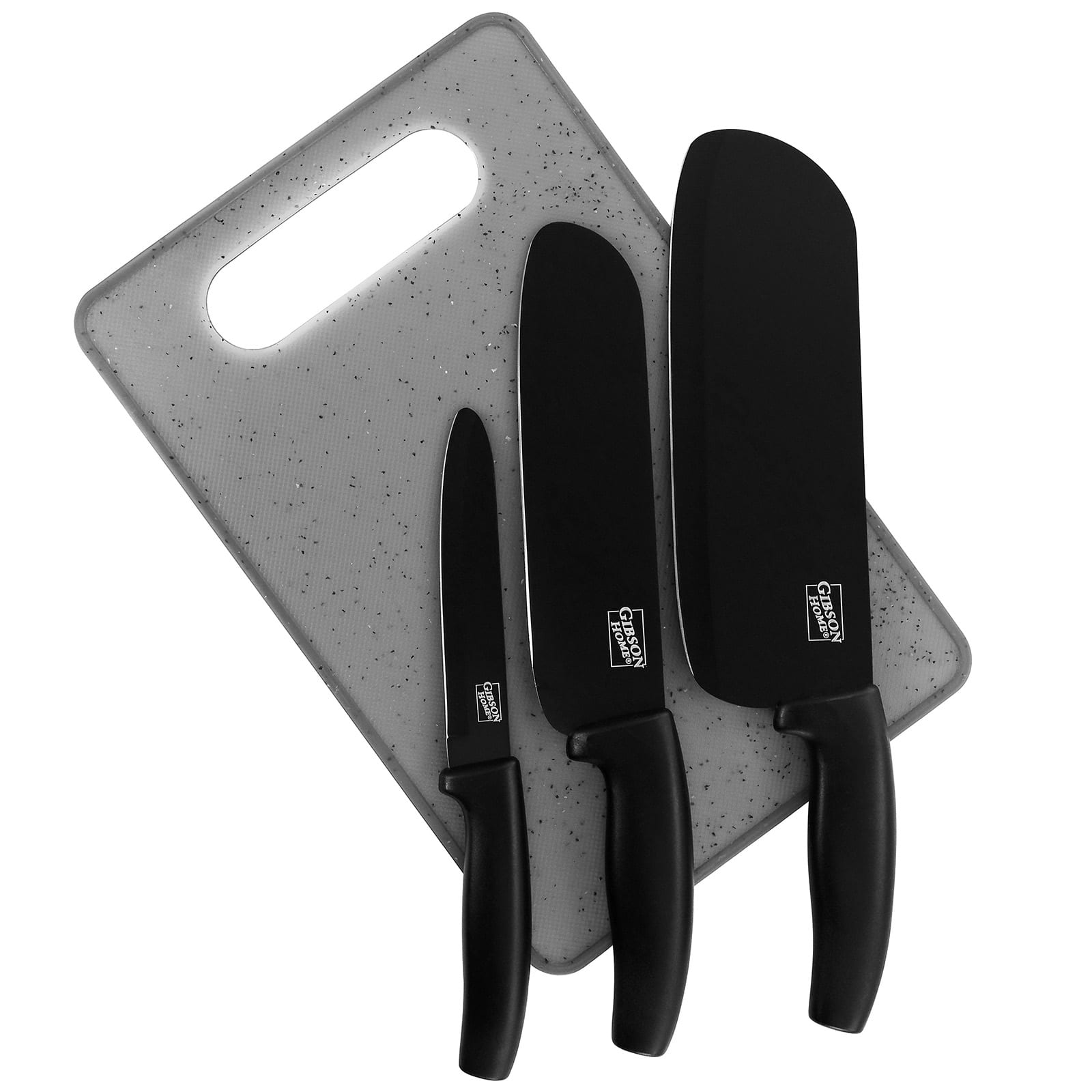Gibson Home&#xAE; Edge Craft Nonstick Stainless Steel Cutlery Set with Cutting Board