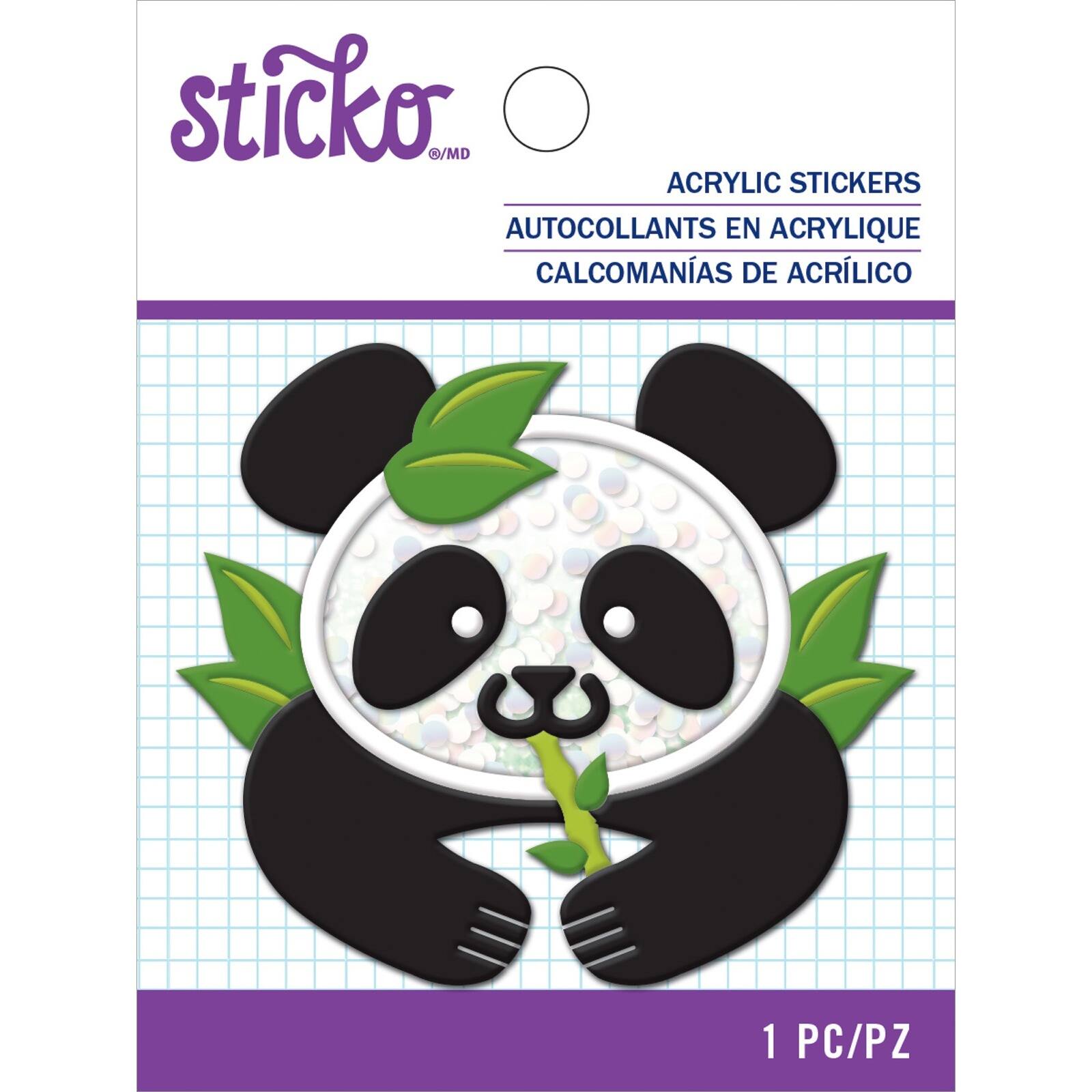 Sticko&#xAE; Panda Acrylic Sticker
