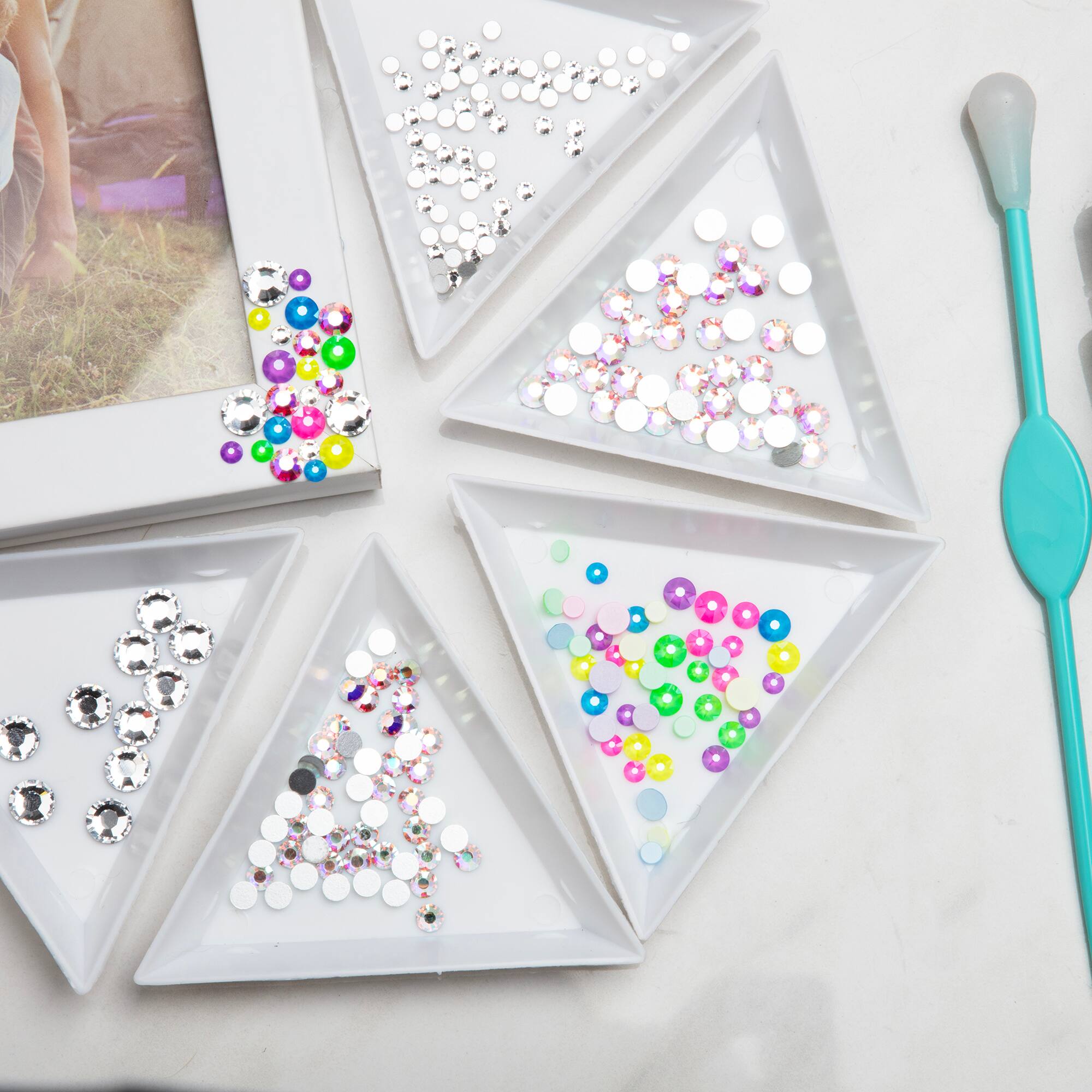 6 Packs: 55 ct. (330 total) SS16 Round Flatback Austrian Crystals by Bead Landing™