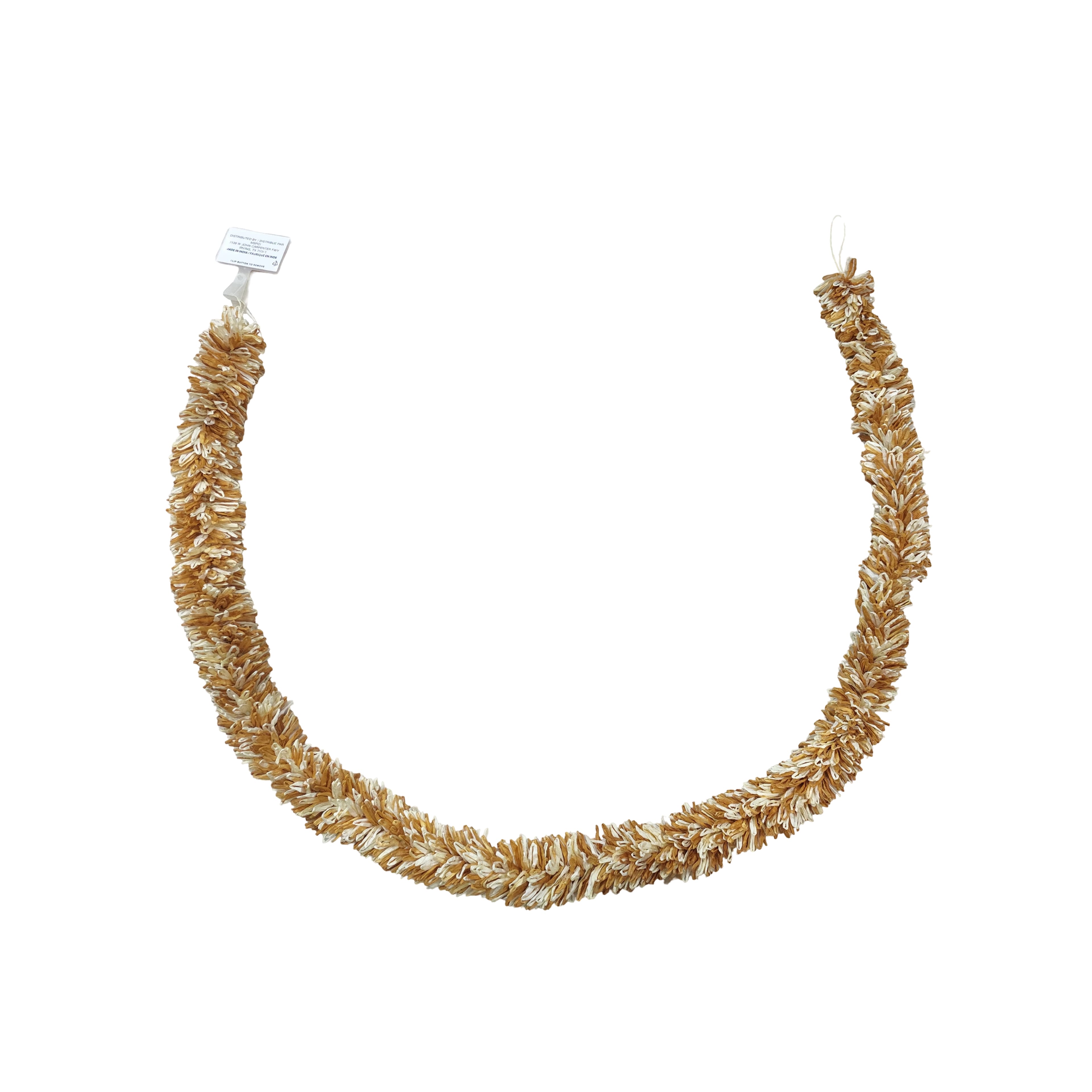 6ft. Ivory & Orange Paper Twist Garland by Ashland®