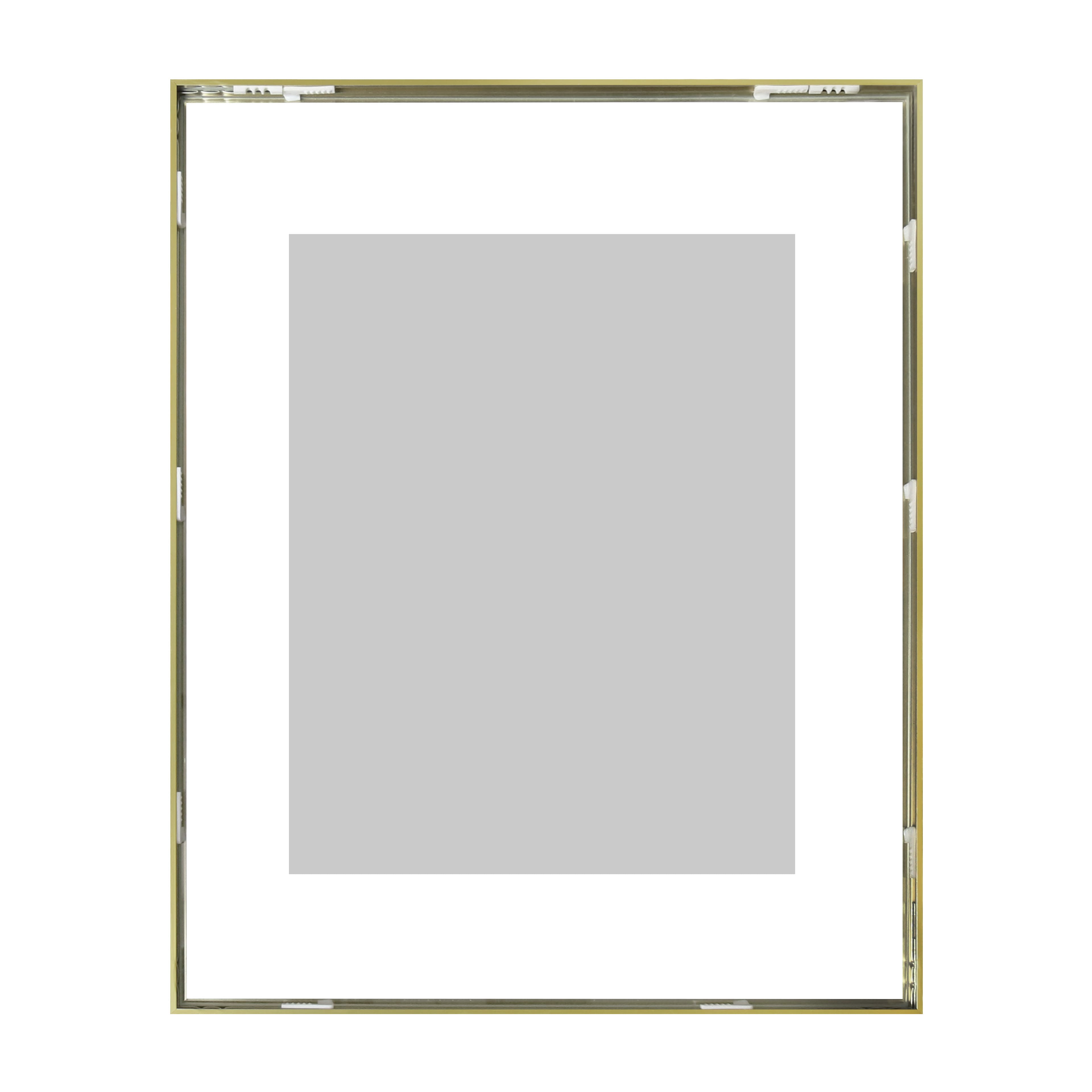 6 Pack:  Home&#x2122; Gold Metal Float Frame by Studio D&#xE9;cor&#xAE;