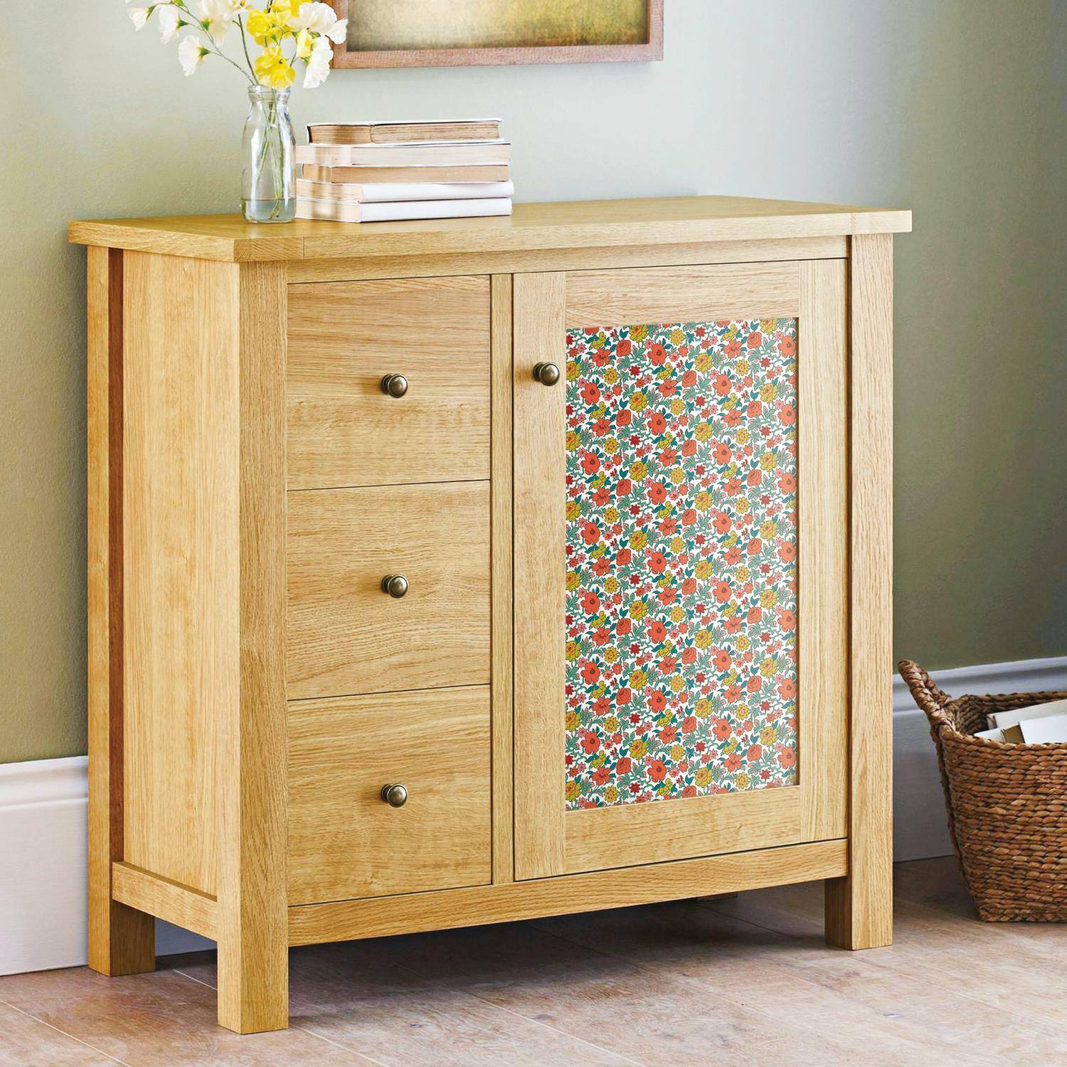 RoomMates Floral Ditzy Vine Peel & Stick Wallpaper