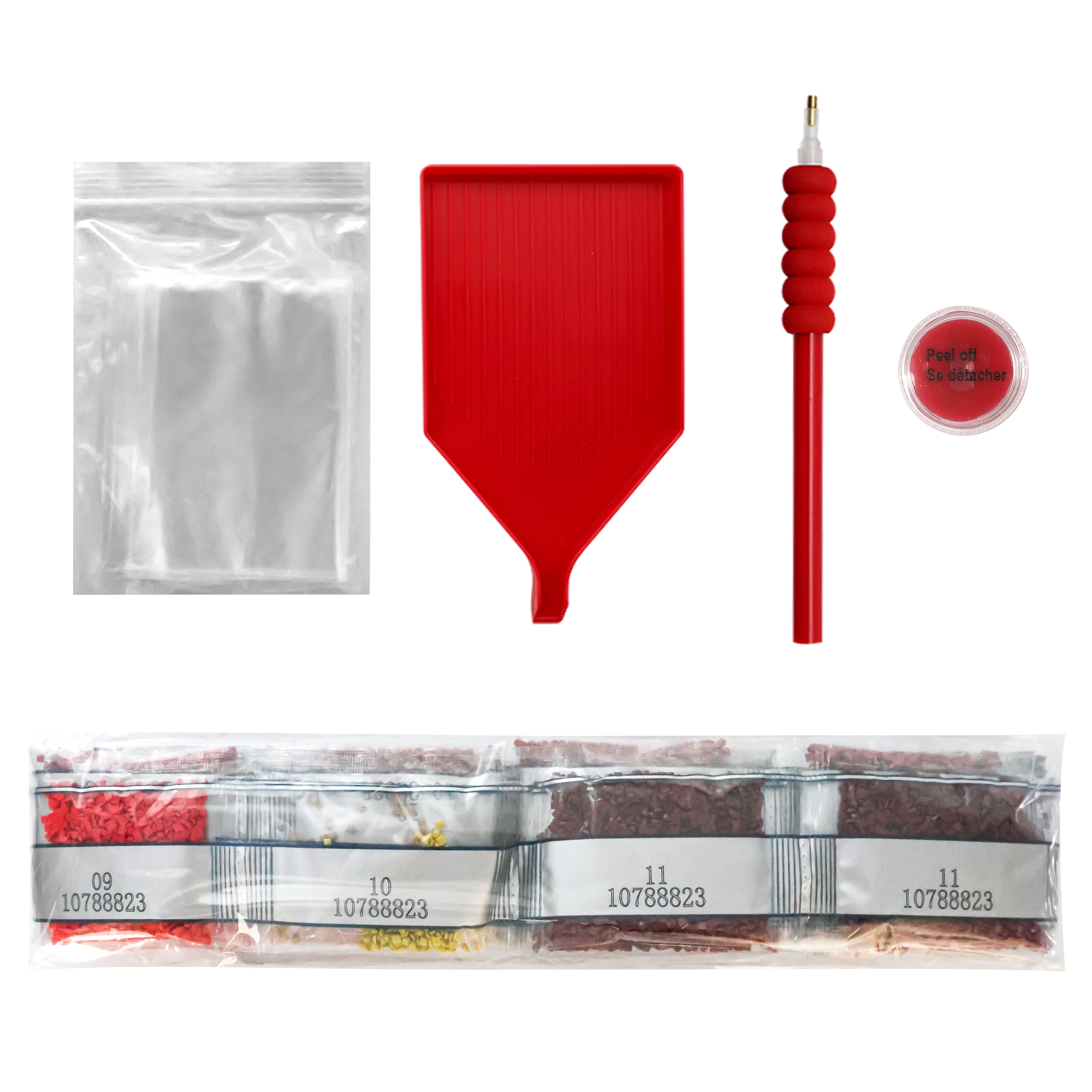 16&#x22; x 20&#x22; Poinsettia Diamond Art Kit by Make Market&#xAE;