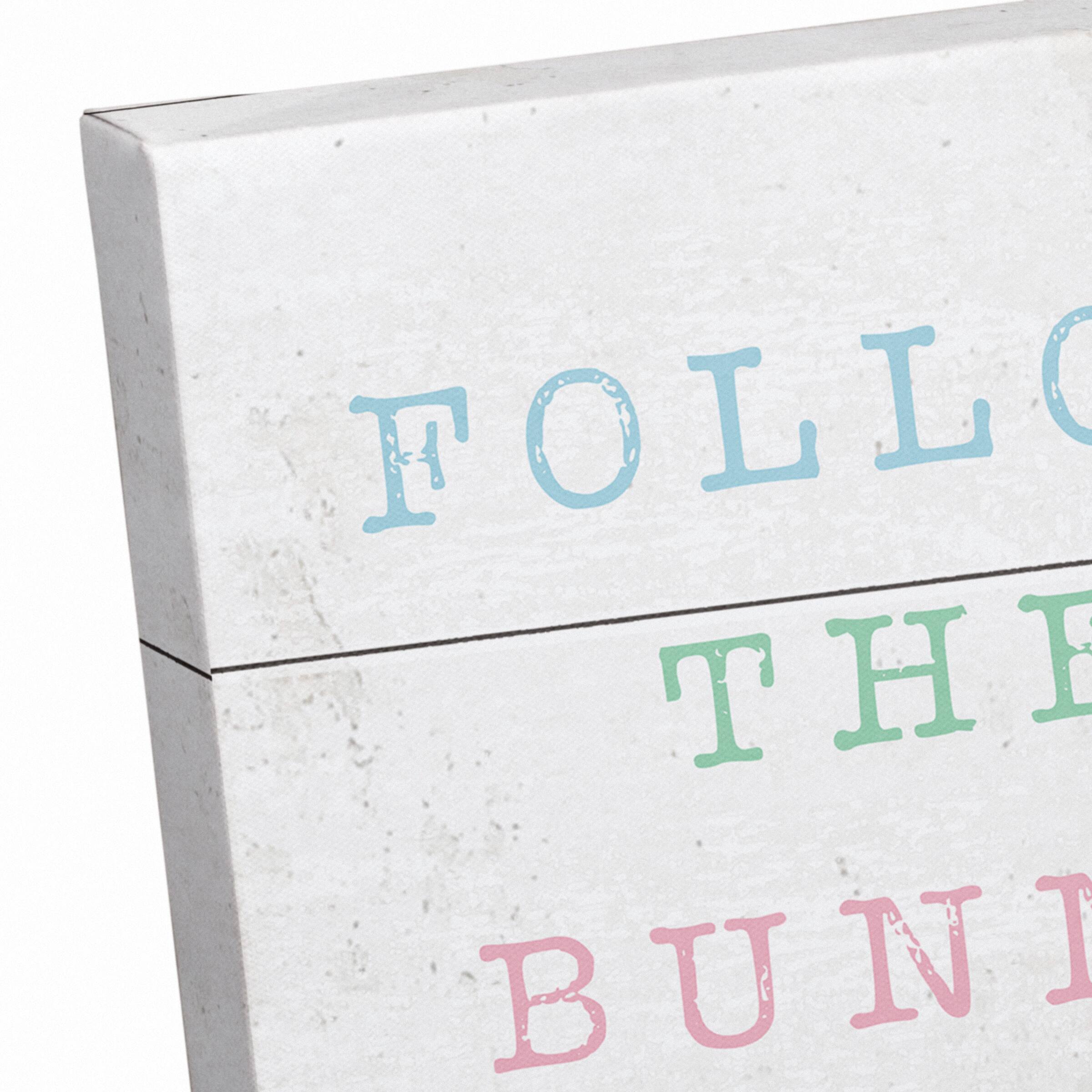 Bunny Has Chocolate 16" x 20" Canvas Wall Art