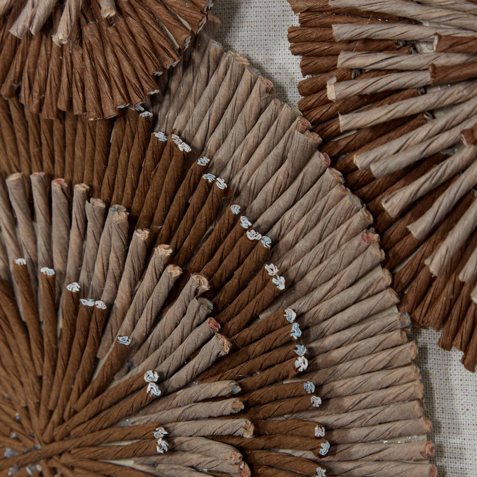 Brown Canvas Contemporary Wall Decor, 24" x 24" x 3" Accent Pieces Michaels