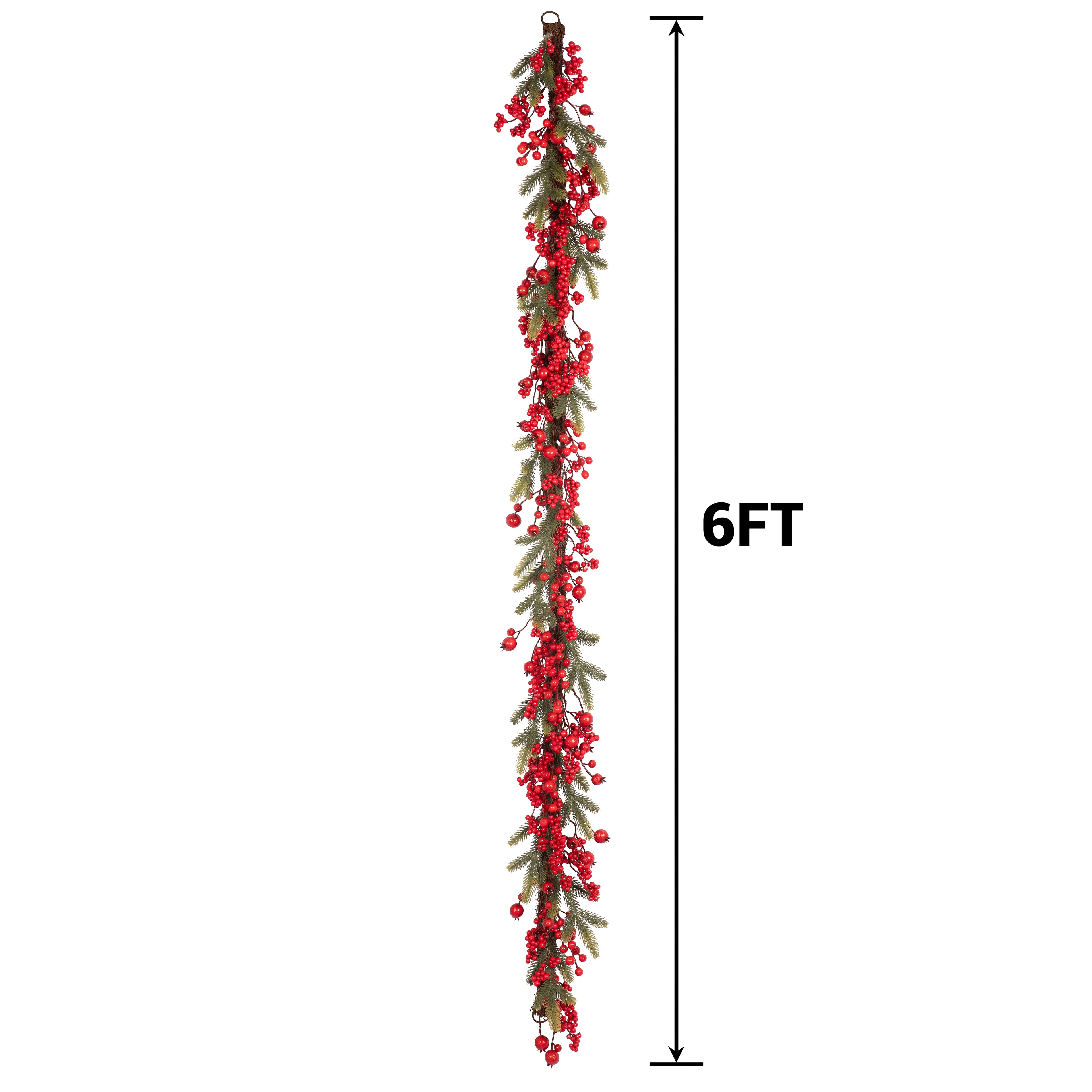 6ft. Red Berry Garland by Ashland&#xAE;