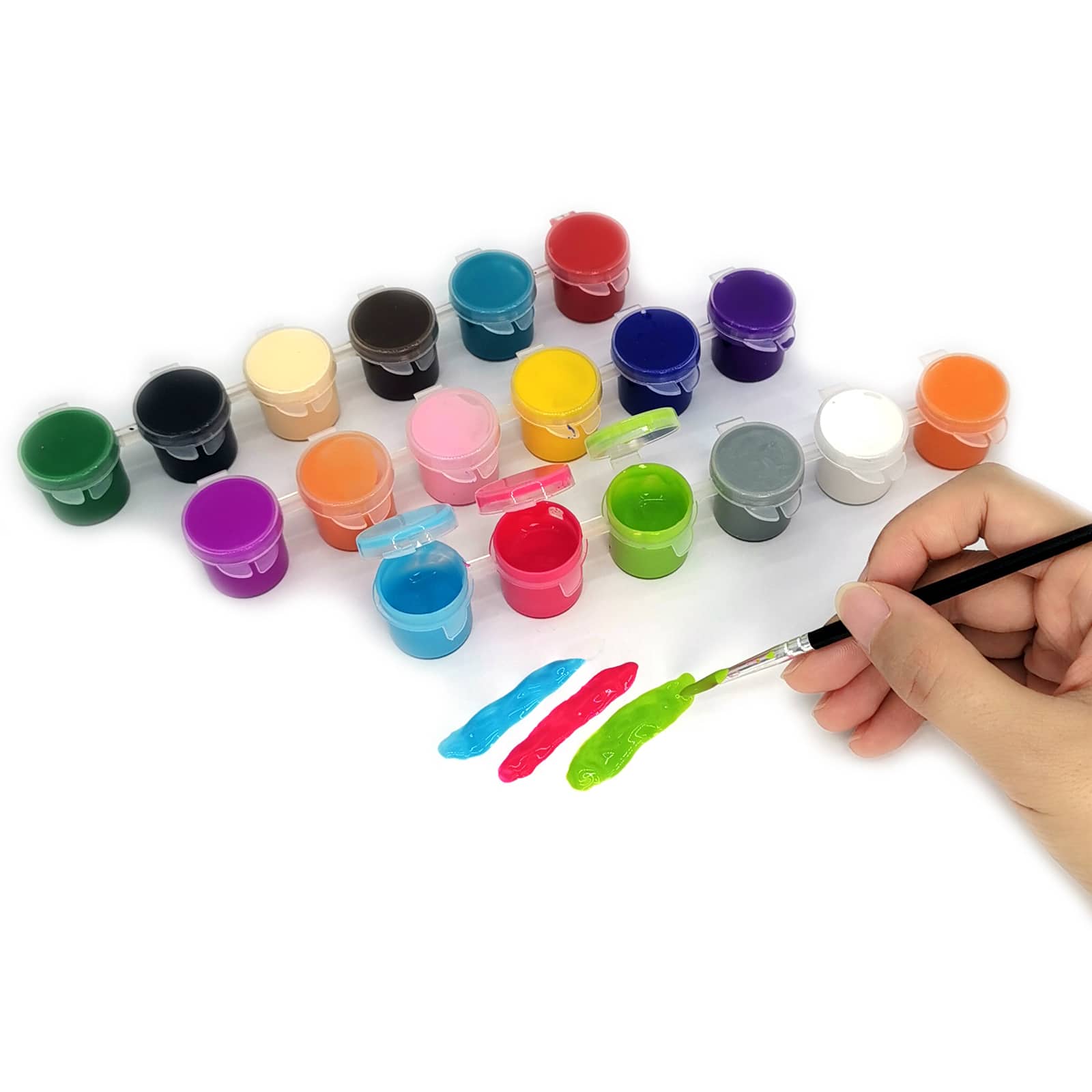 12 Packs: 18 ct. (216 total) Washable Paint Pots by Creatology™