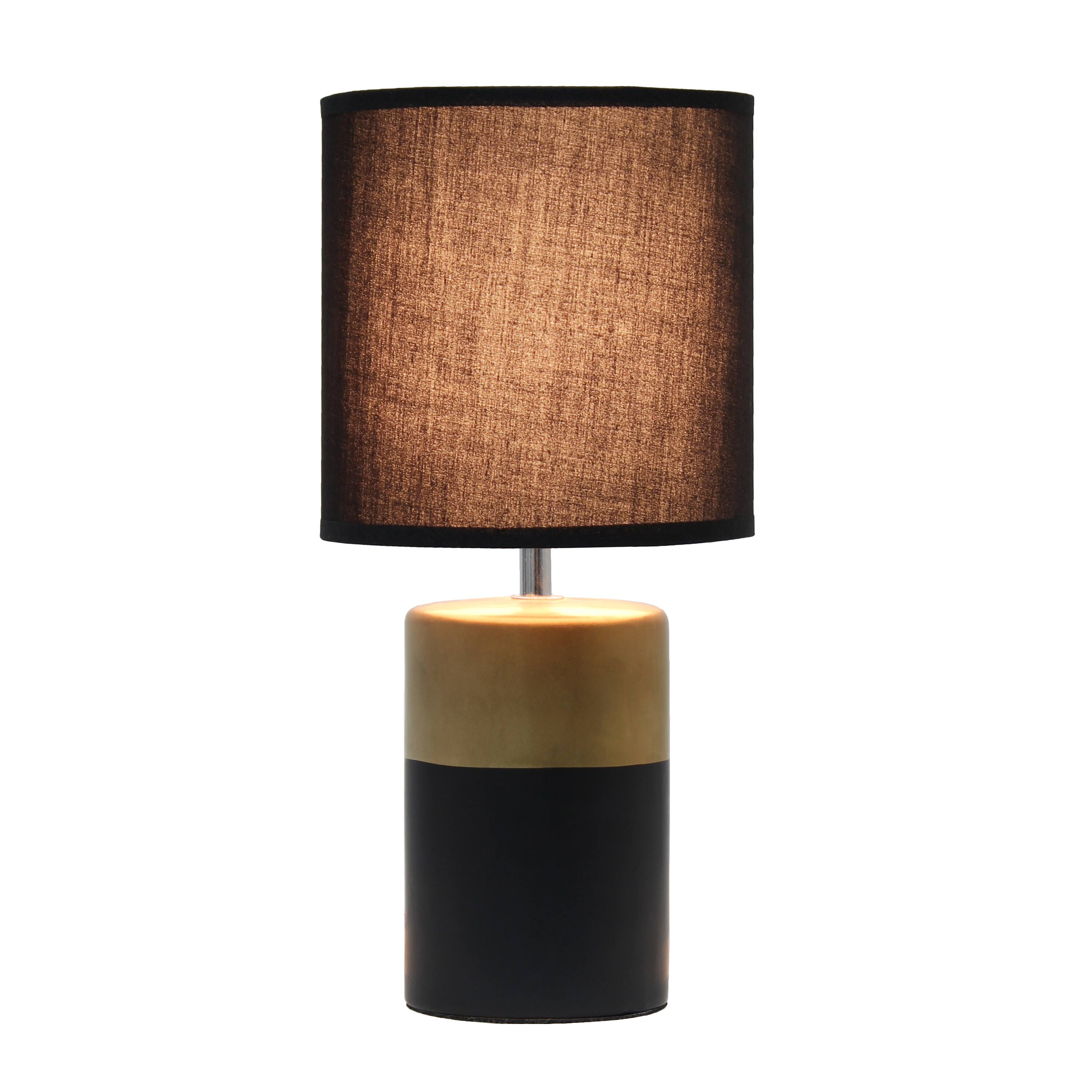 Simple Designs Two Toned Basics Table Lamp