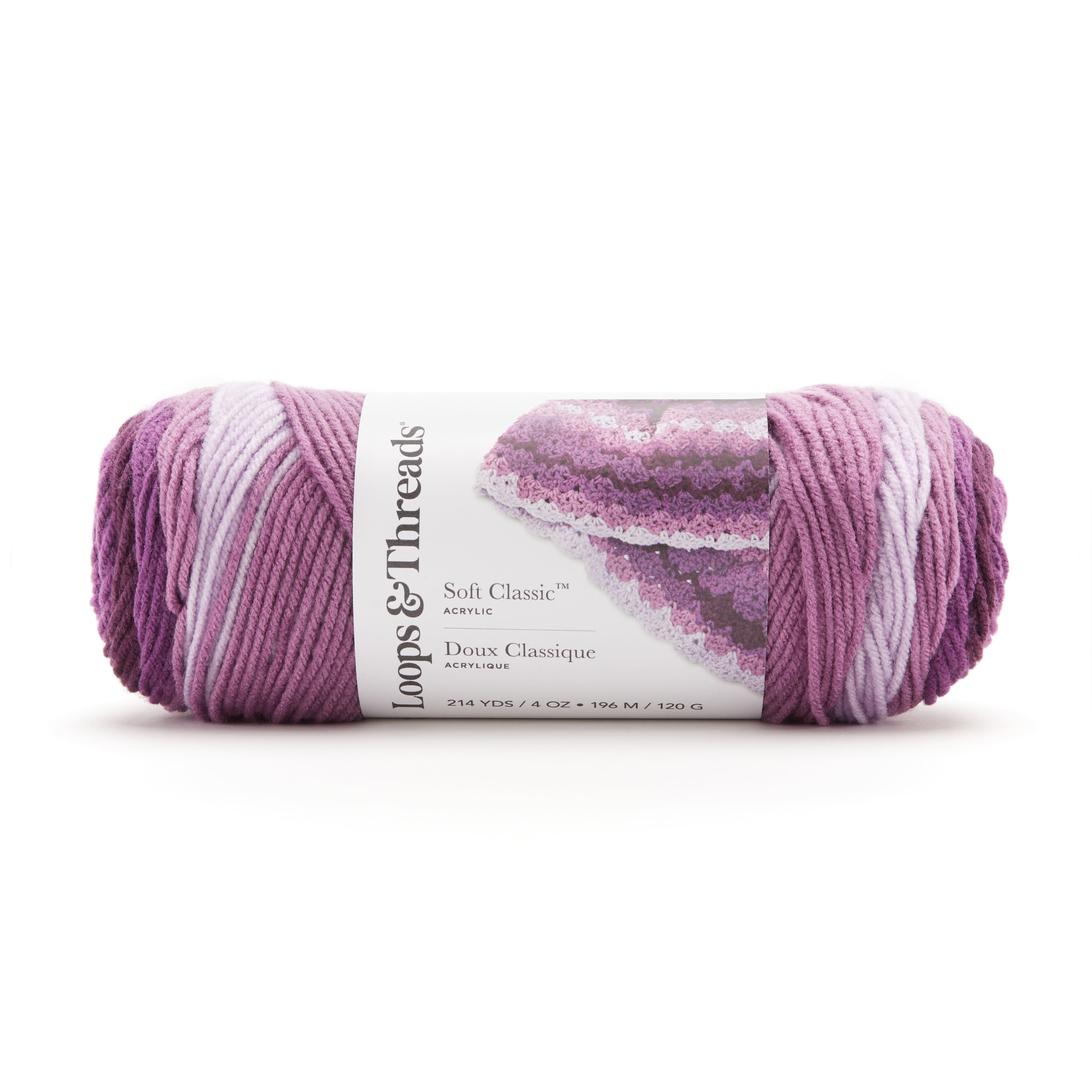 12 Pack: Soft Classic&#x2122; Ombre Yarn by Loops &#x26; Threads&#xAE;