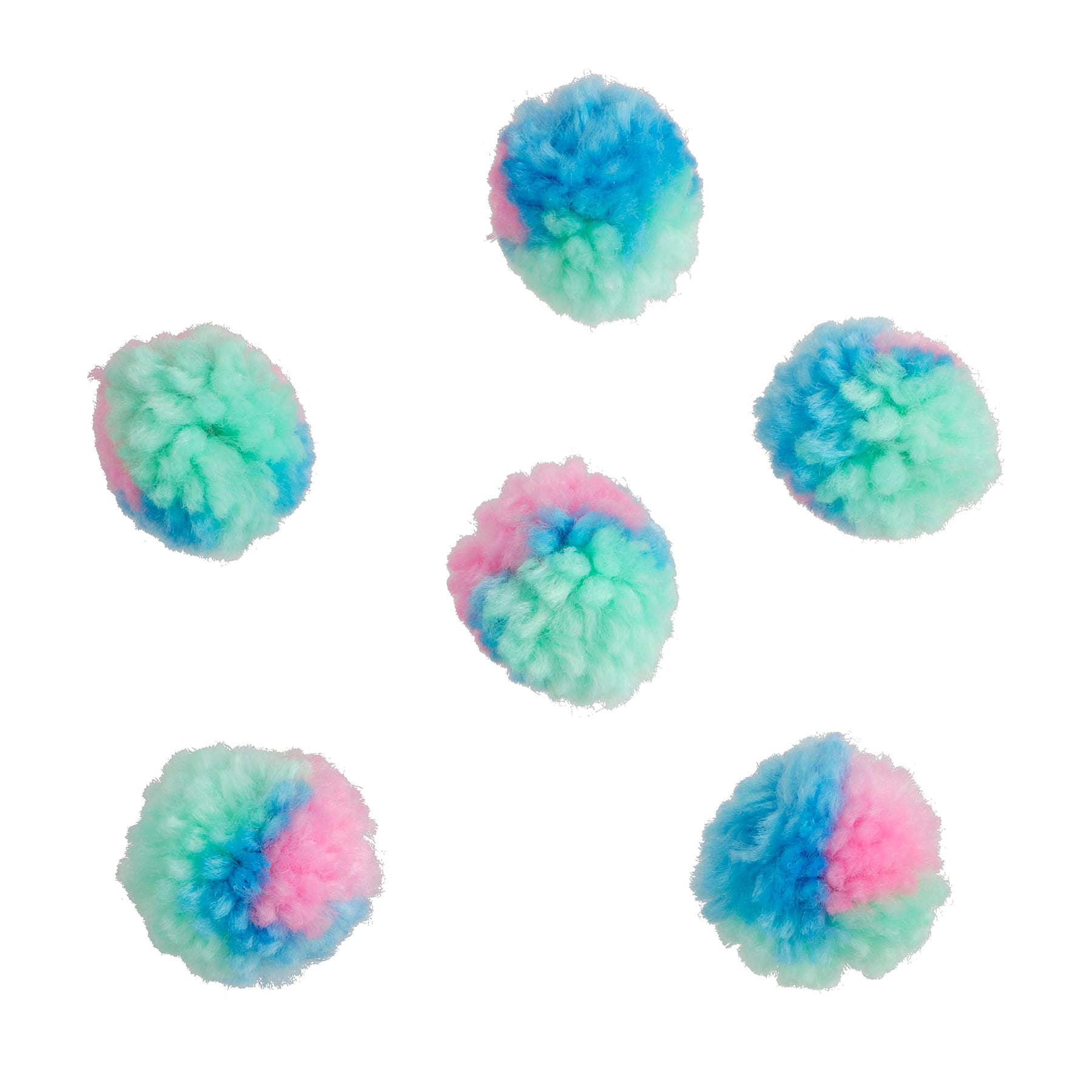 Easter Pastel Mix Yarn Pom Poms, 80ct. by Creatology&#x2122;