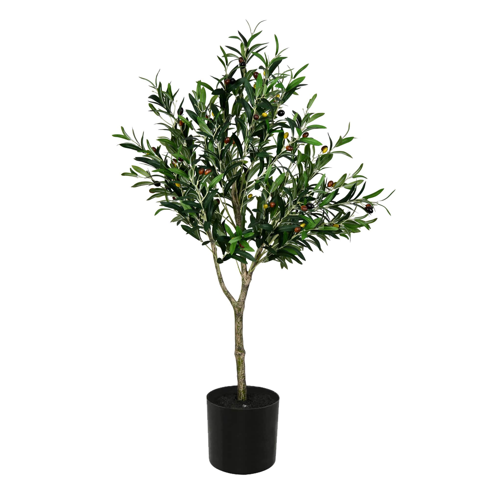 4ft. Potted Artificial Green Olive Tree