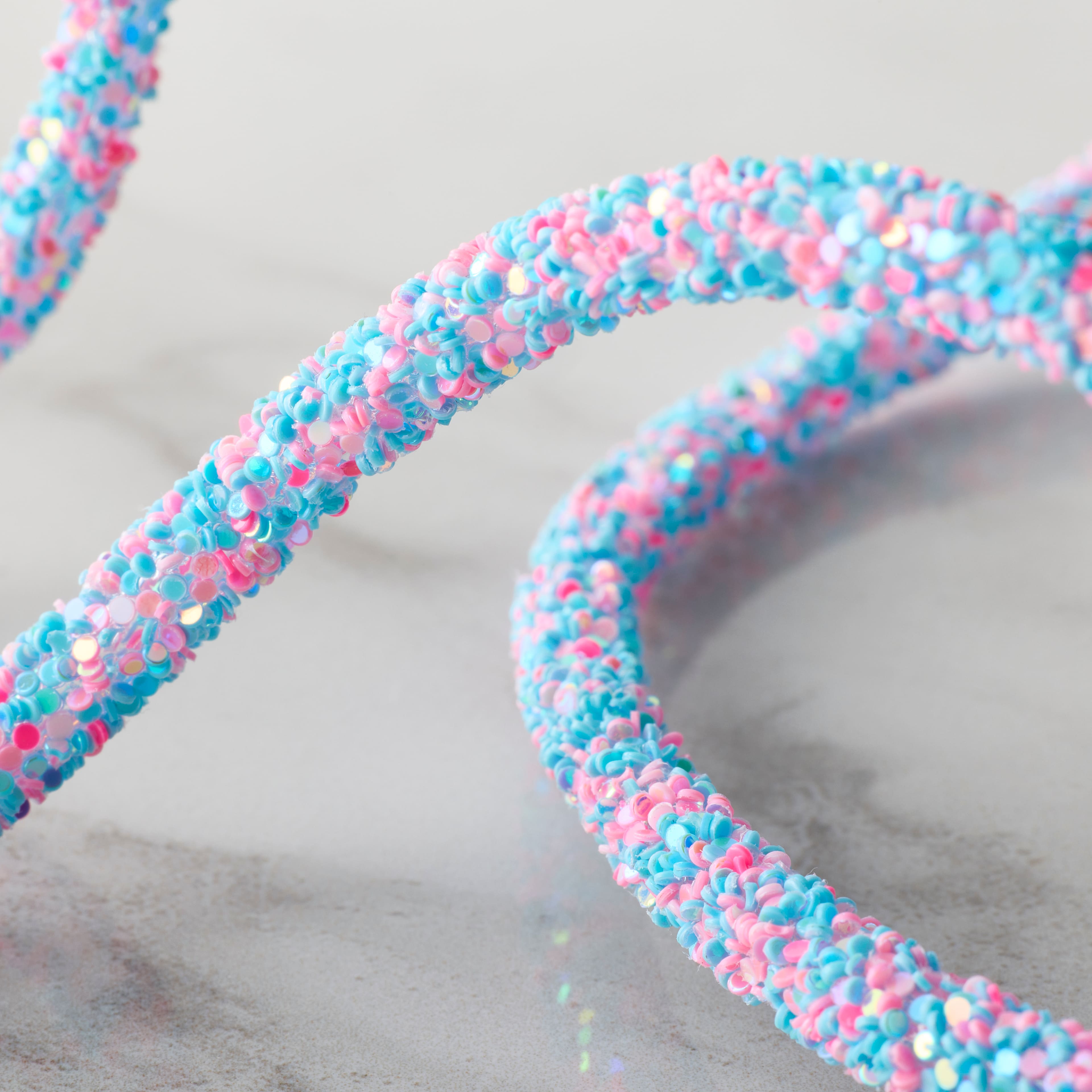 1/4" x 2yd. Glitter Rope Ribbon by Celebrate It® Classic