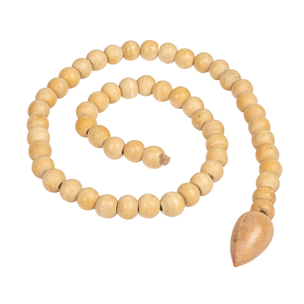 Hello Honey&#xAE; Wood Bead Strand with Decorative Wood Bead Drop