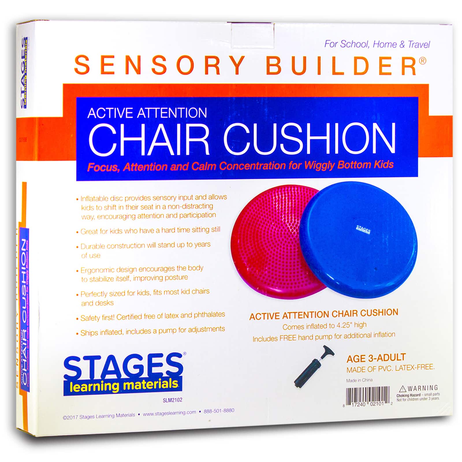 Sensory Builder® Active Attention Chair Cushion