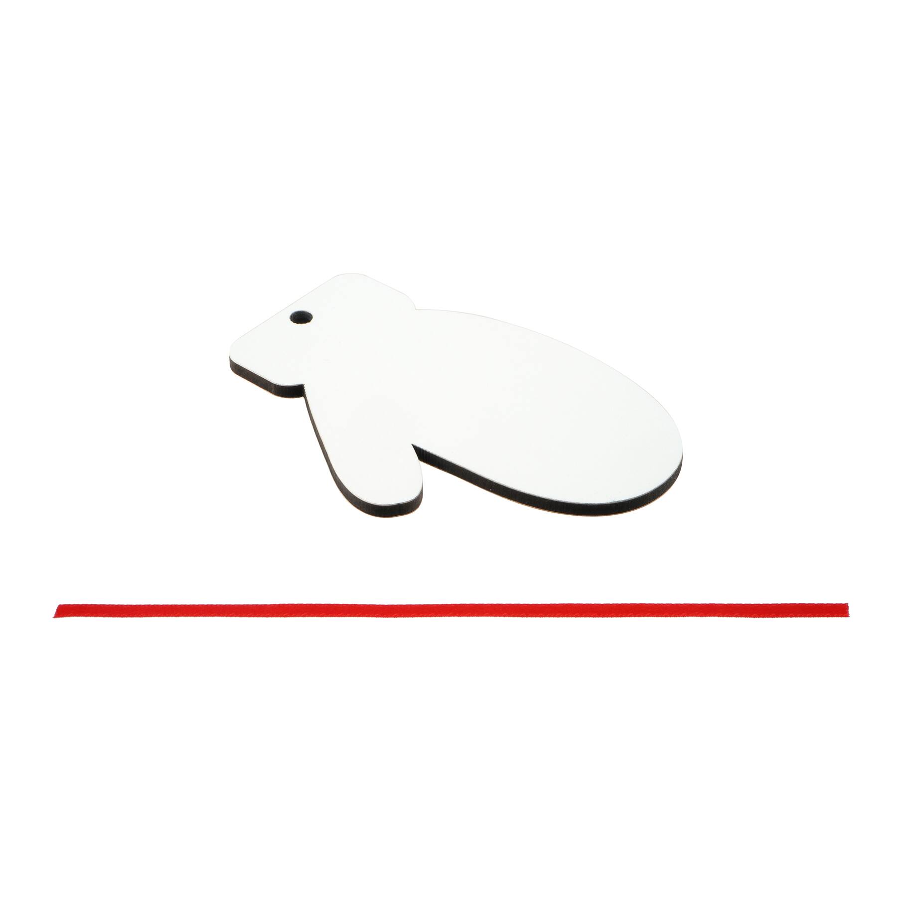 3.5&#x22; Glove Hardboard Sublimation Ornament by Make Market&#xAE;