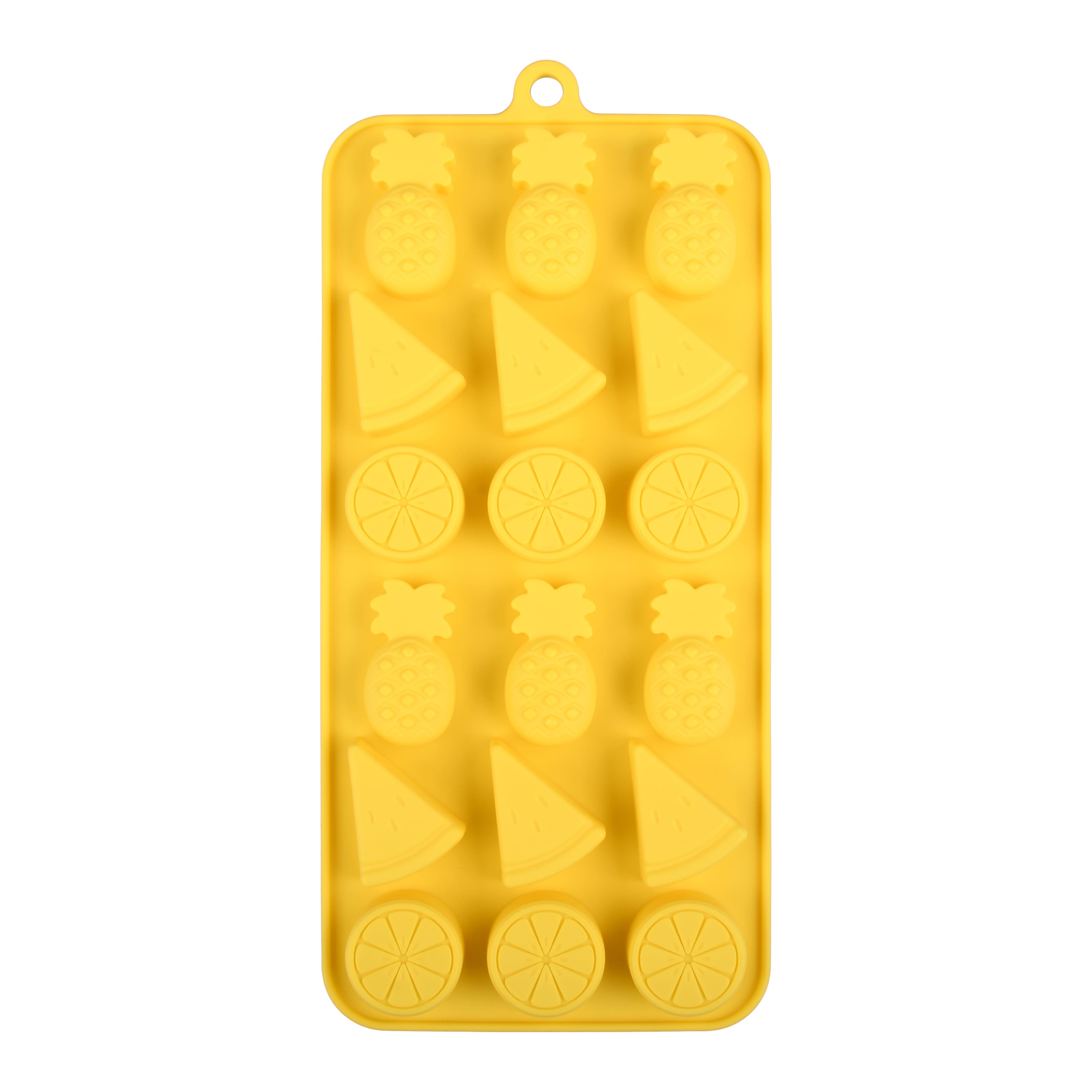 Citrus Fruit Slice & Pineapple Silicone Mold by Makery® 10767693