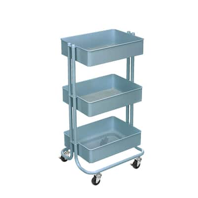 Simple Houseware 3-Tier Multifunctional Rolling Utility Cart with