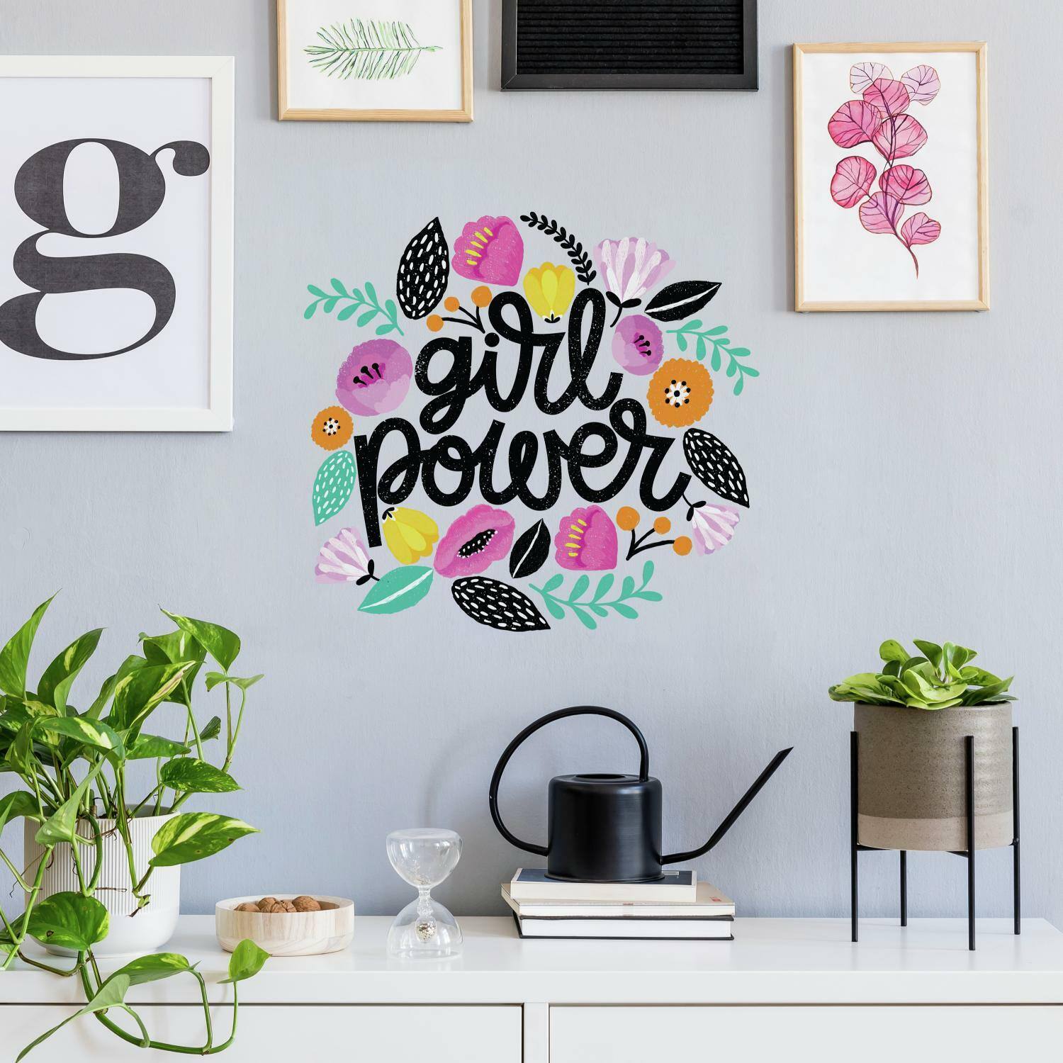 RoomMates Girl Power Peel & Stick Giant Wall Decals