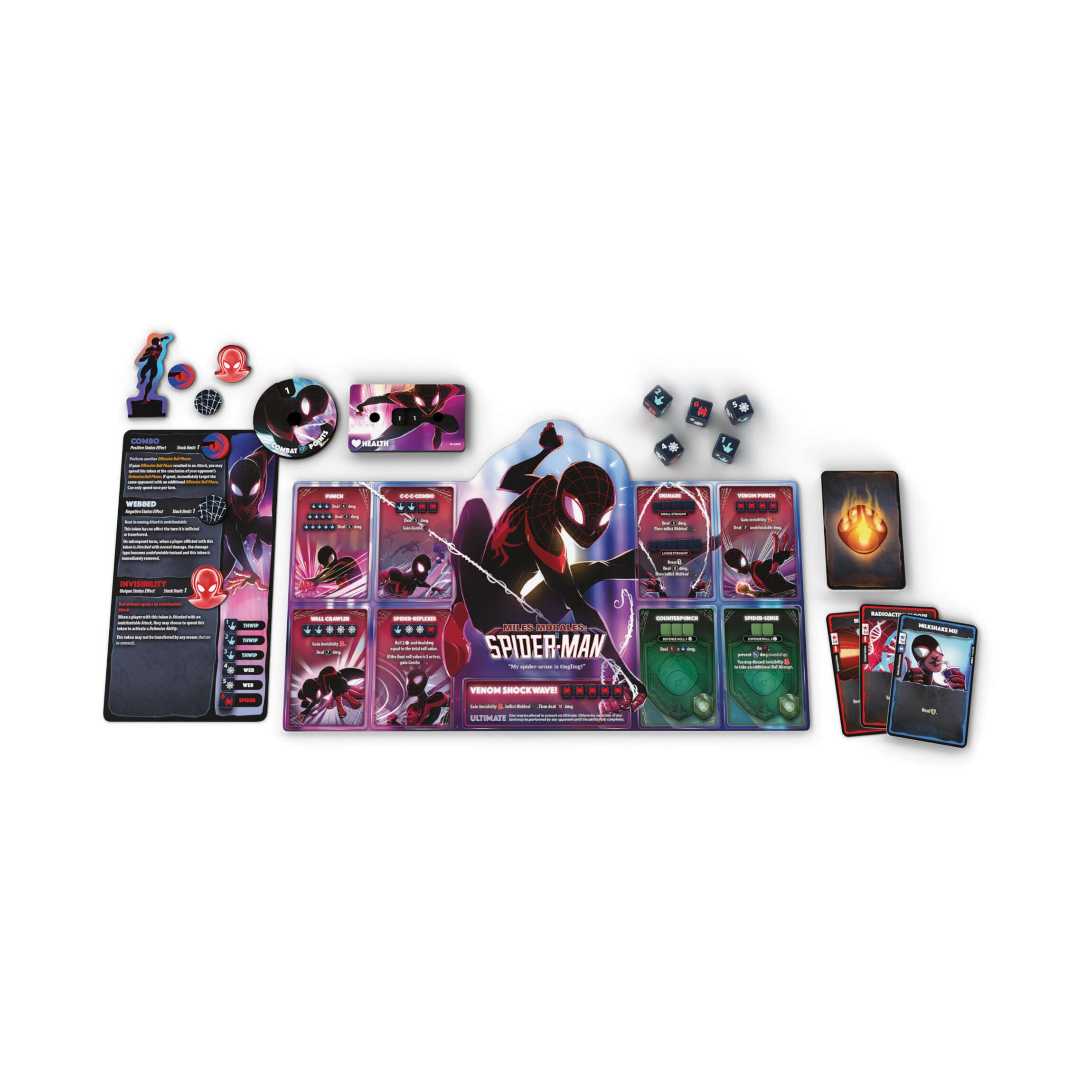 Marvel Dice Throne 4-Hero Box: Scarlet Witch, Thor, Loki, Spider-Man
