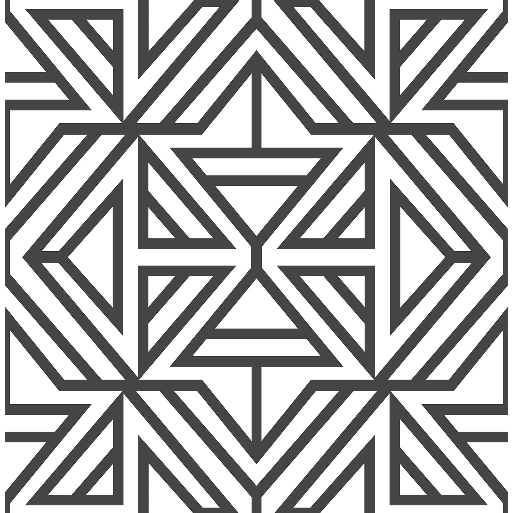 NuWallpaper Black Linear Peel &#x26; Stick Wallpaper