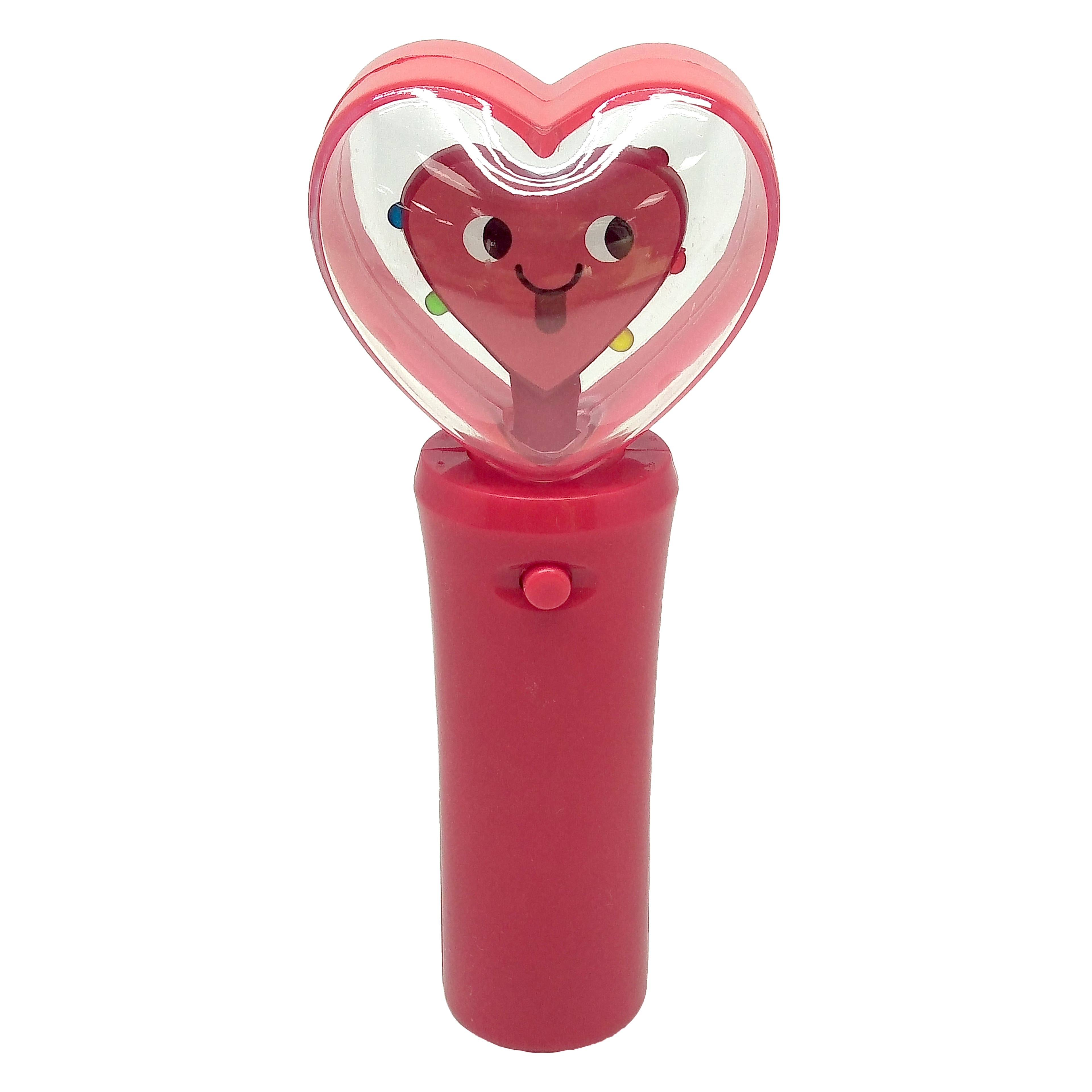 Red Smiley Heart Light-Up Spinner by Creatology™