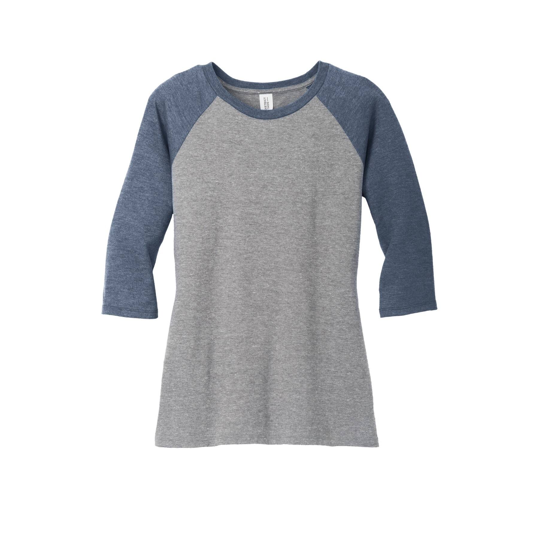 District® Women's Perfect Tri® 3/4-Sleeve Raglan Adult T-Shirt