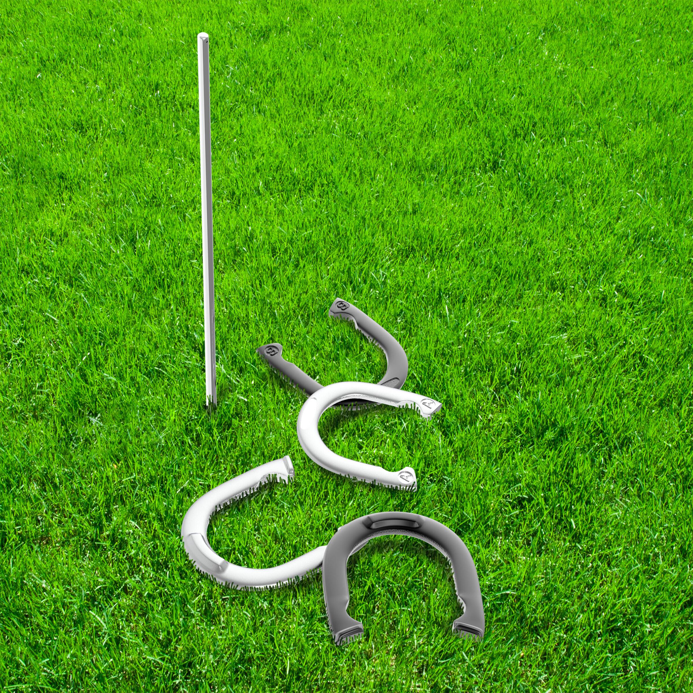 Toy Time Professional Grade Horseshoe Set with Carry Case