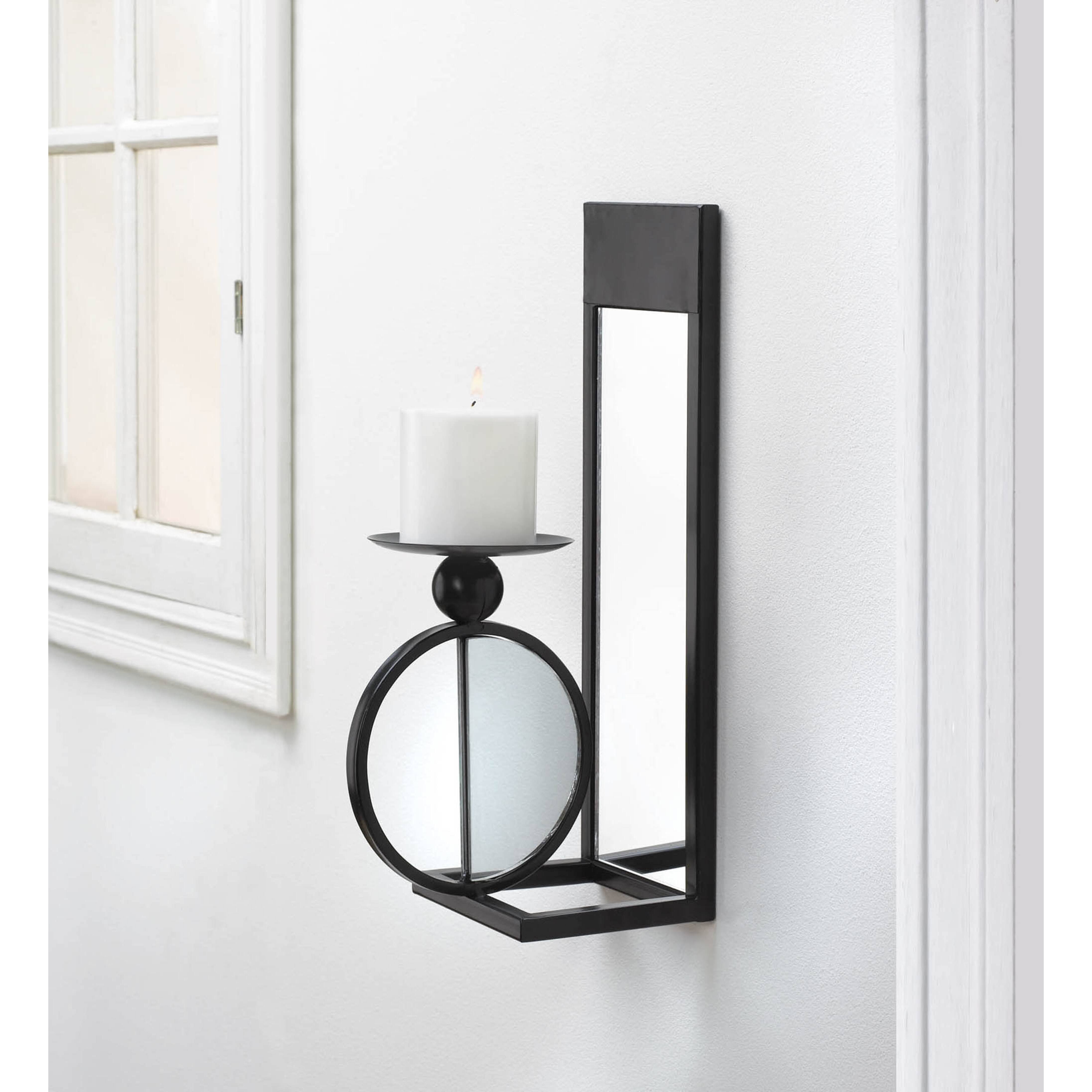 15.5&#x22; Mirrored Candle Wall Sconce